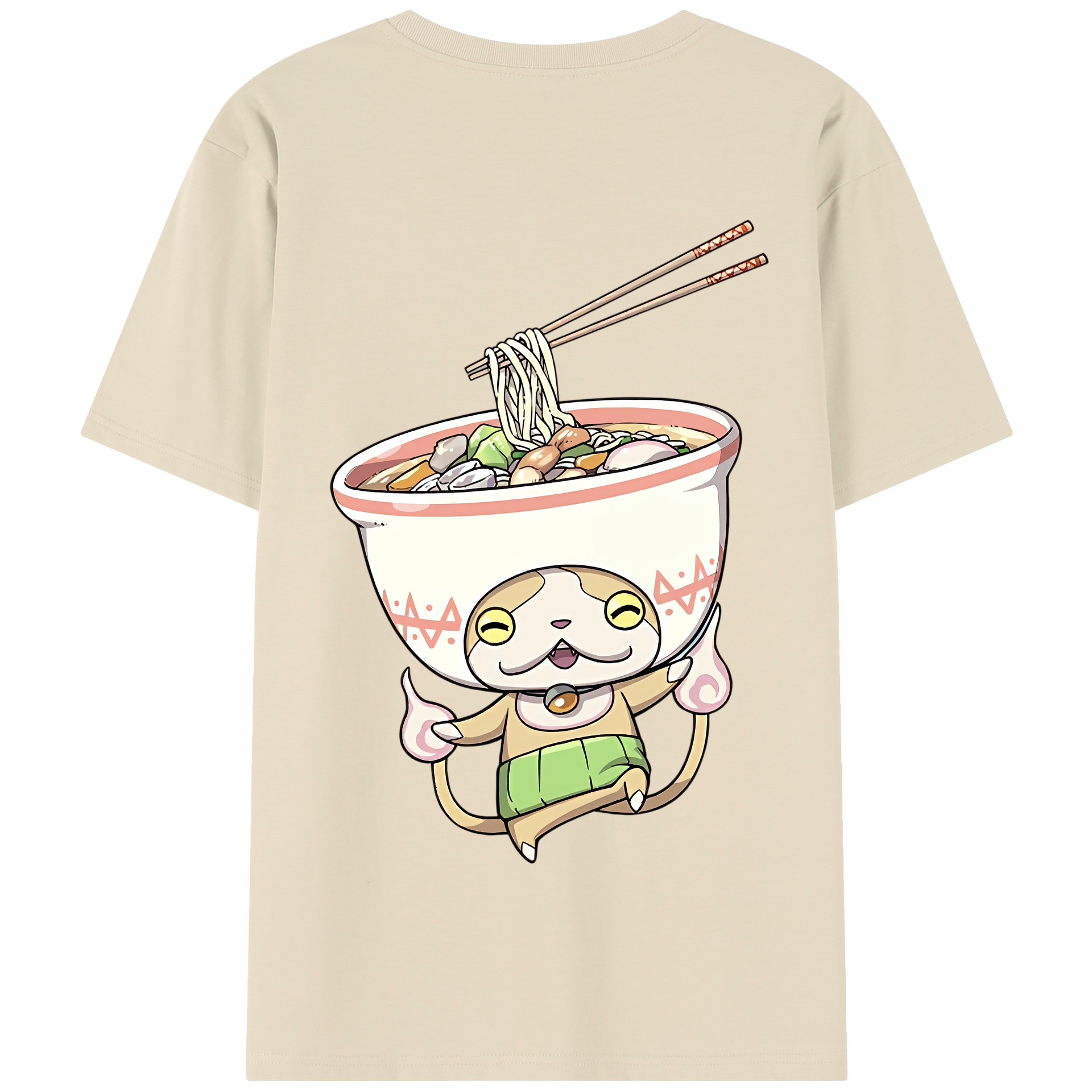 （画像用） 妖怪ウォッチ Yo-kai Watch 綿100％半袖Tシャツ（背面プリント）