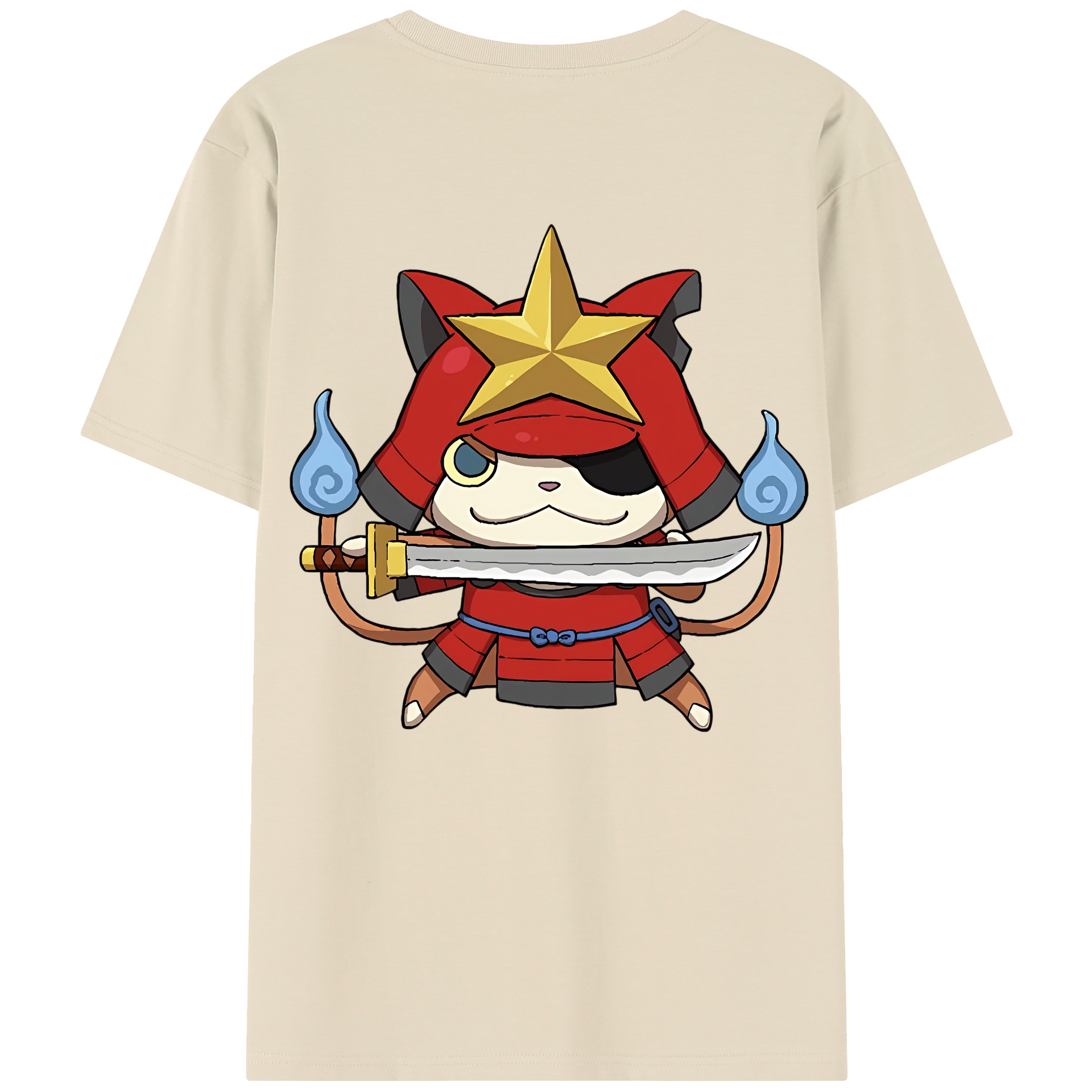 （画像用） 妖怪ウォッチ Yo-kai Watch 綿100％半袖Tシャツ（背面プリント）