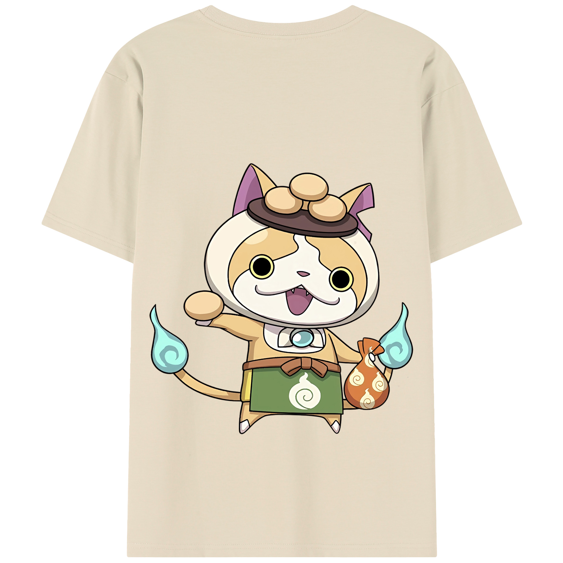 （画像用） 妖怪ウォッチ Yo-kai Watch 綿100％半袖Tシャツ（背面プリント）