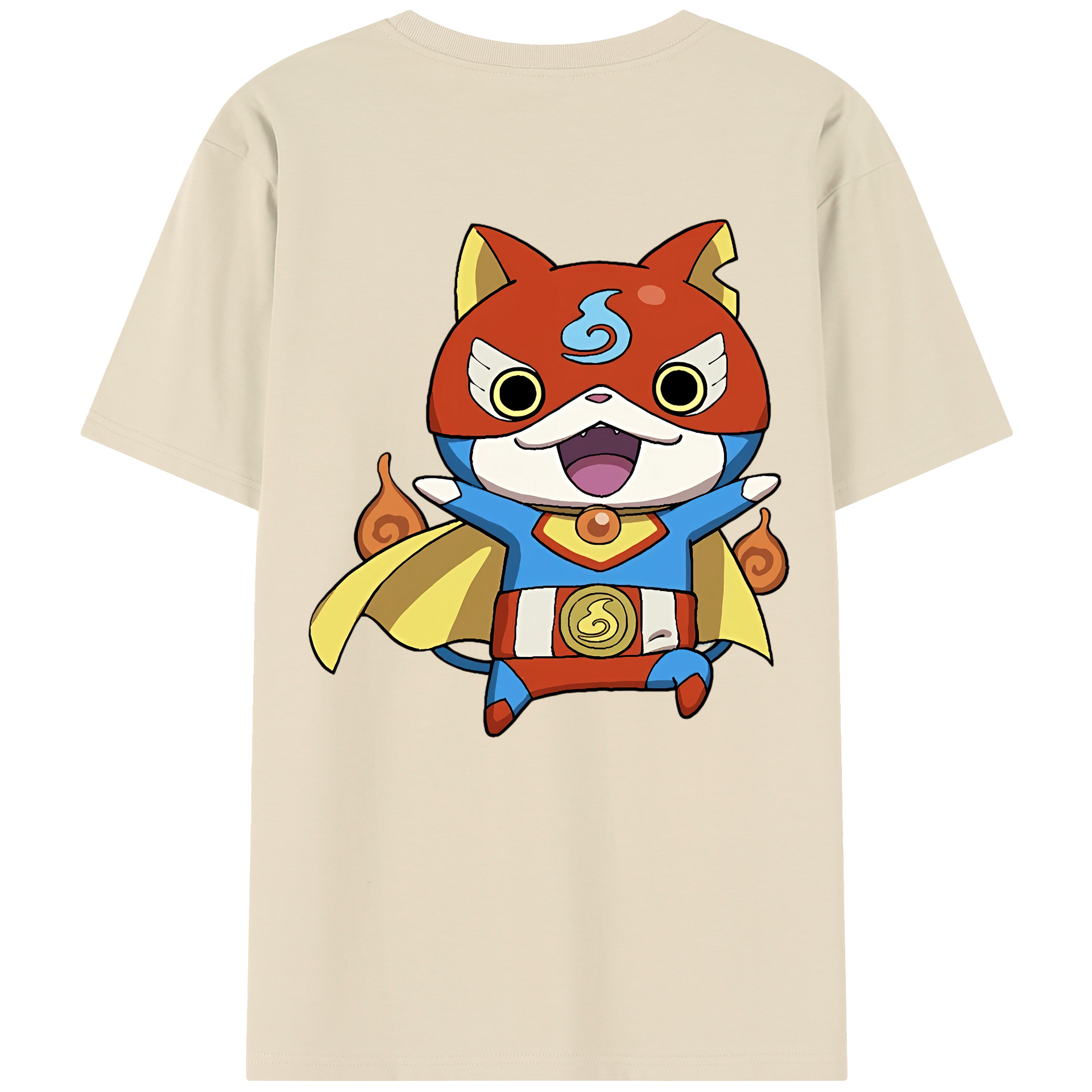 （画像用） 妖怪ウォッチ Yo-kai Watch 綿100％半袖Tシャツ（背面プリント）