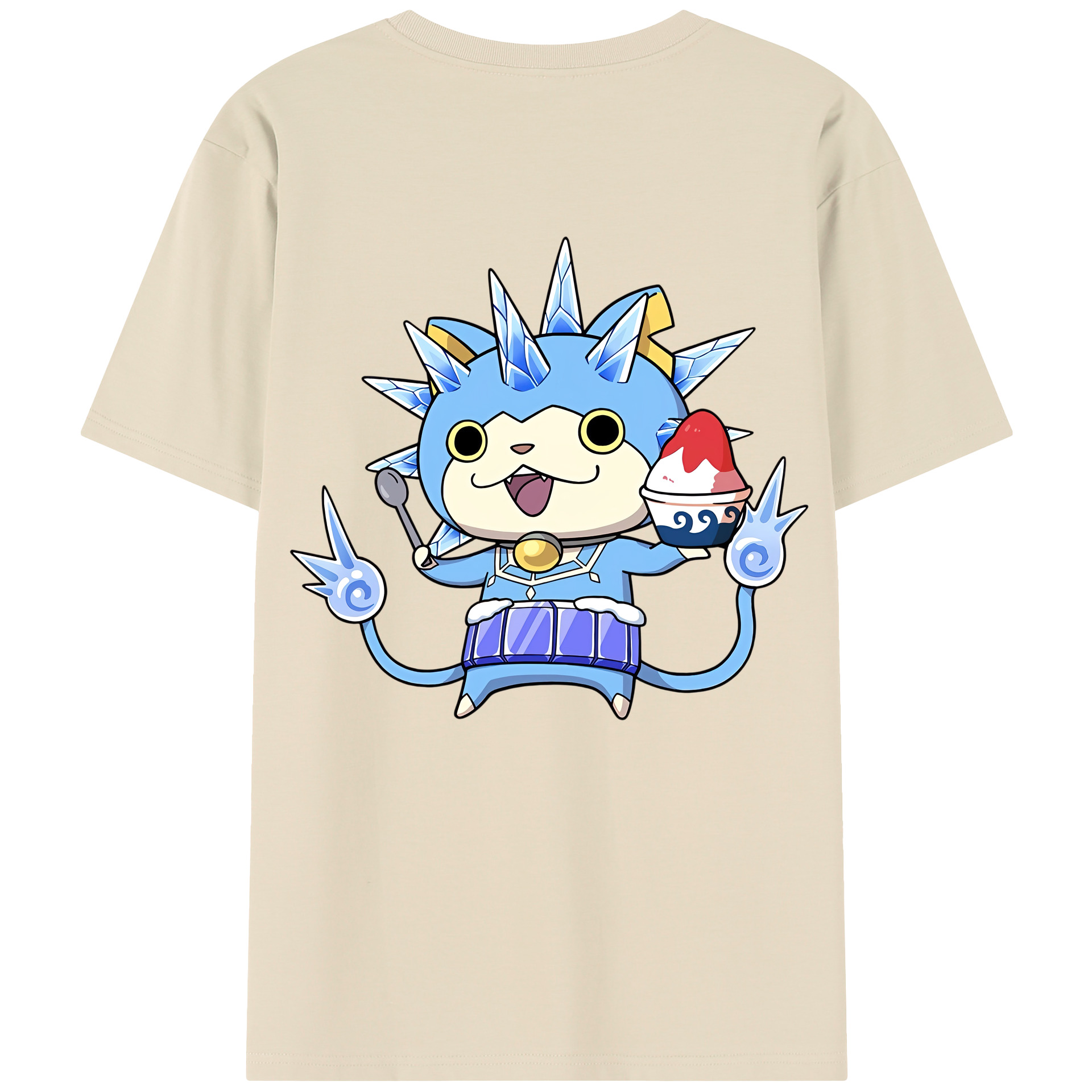 （画像用） 妖怪ウォッチ Yo-kai Watch 綿100％半袖Tシャツ（背面プリント）