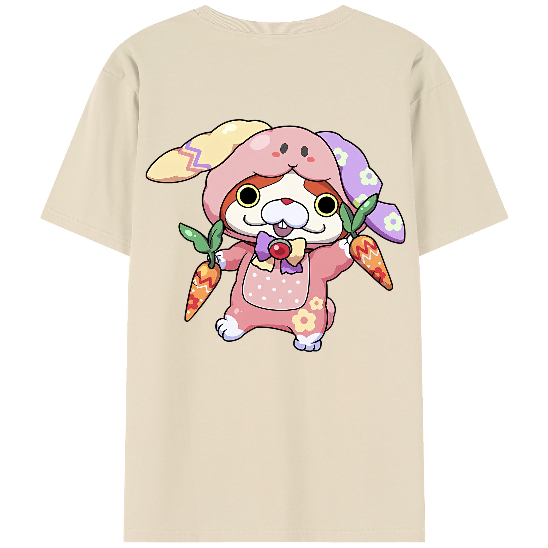 （画像用） 妖怪ウォッチ Yo-kai Watch 綿100％半袖Tシャツ（背面プリント）