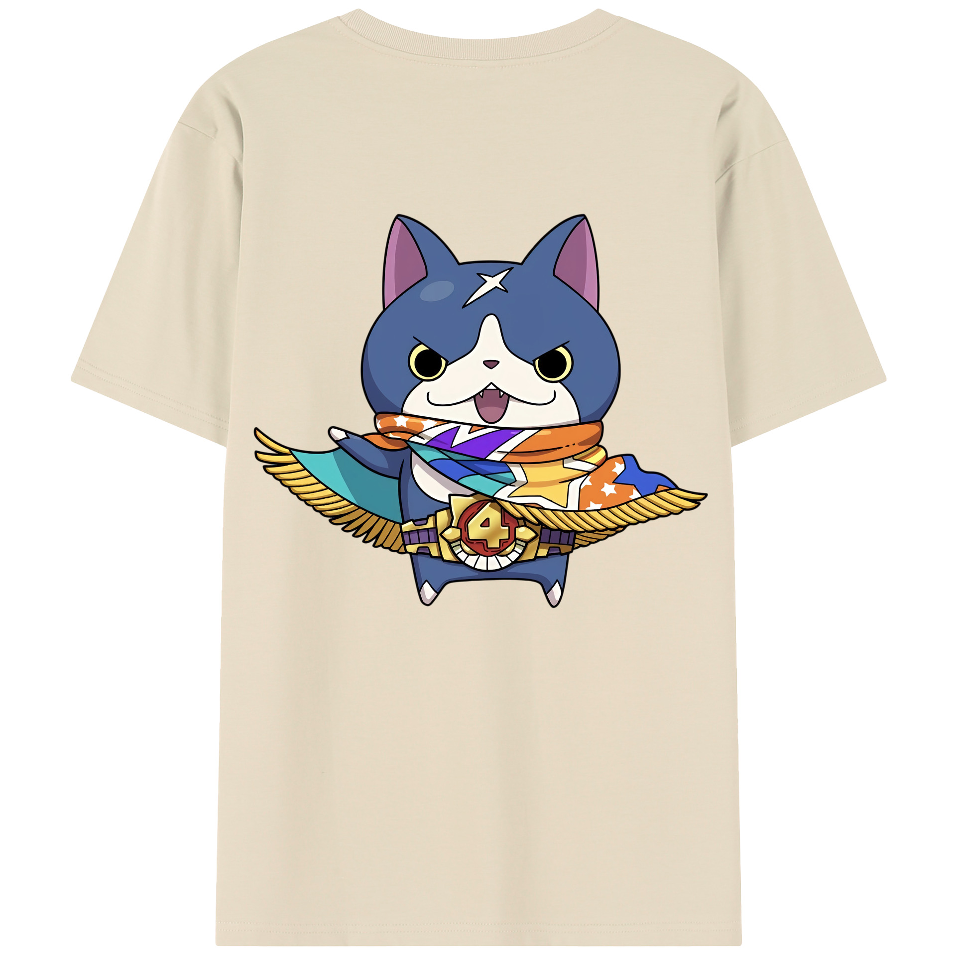 （画像用） 妖怪ウォッチ Yo-kai Watch 綿100％半袖Tシャツ（背面プリント）