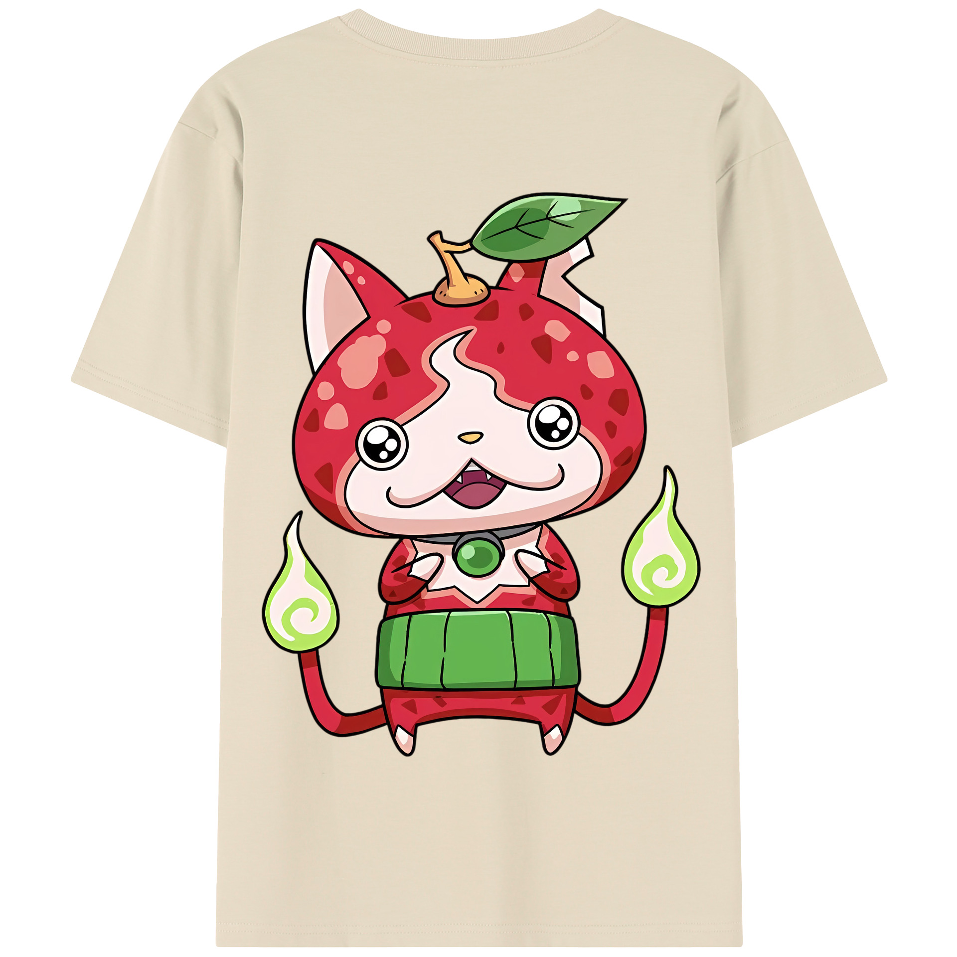（画像用） 妖怪ウォッチ Yo-kai Watch 綿100％半袖Tシャツ（背面プリント）