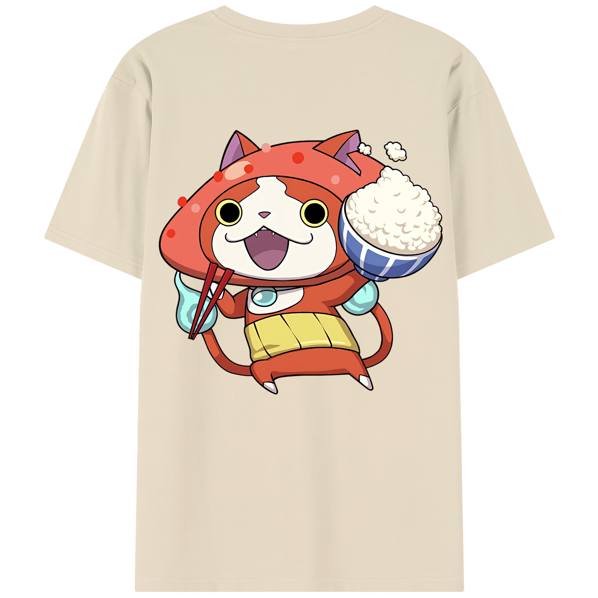 （画像用） 妖怪ウォッチ Yo-kai Watch 綿100％半袖Tシャツ（背面プリント）