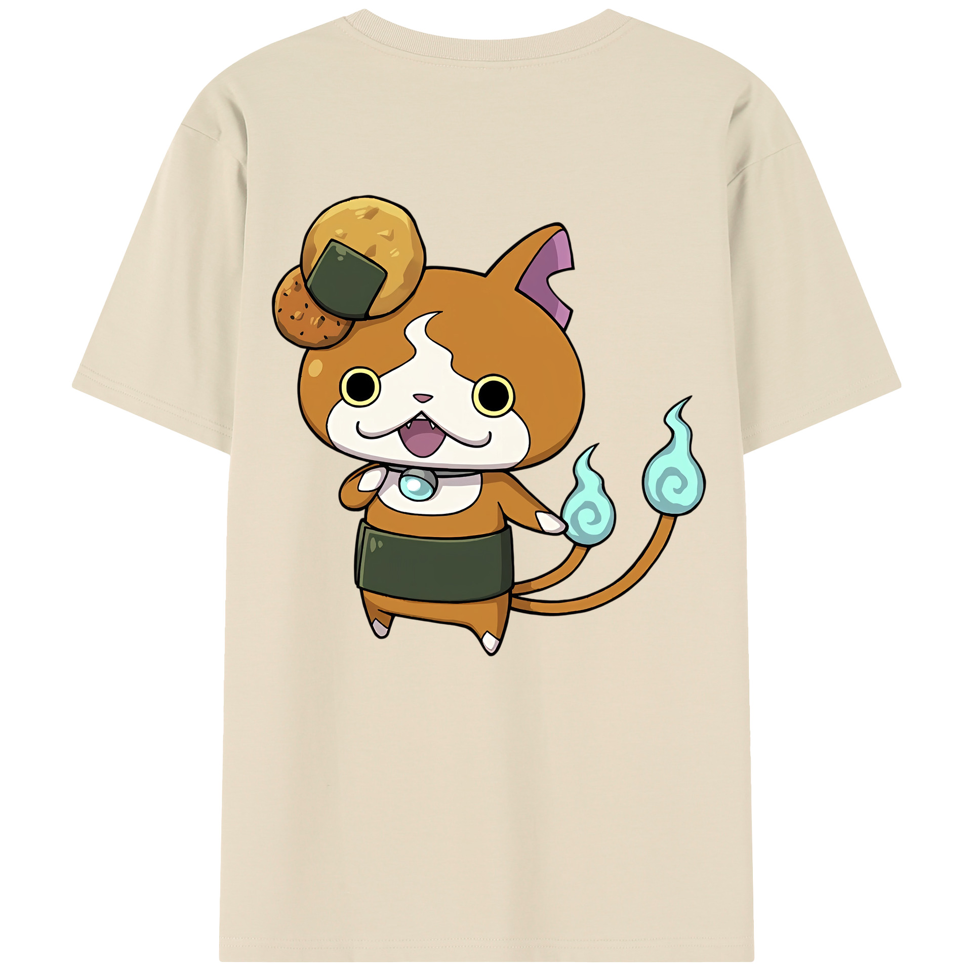 （画像用） 妖怪ウォッチ Yo-kai Watch 綿100％半袖Tシャツ（背面プリント）