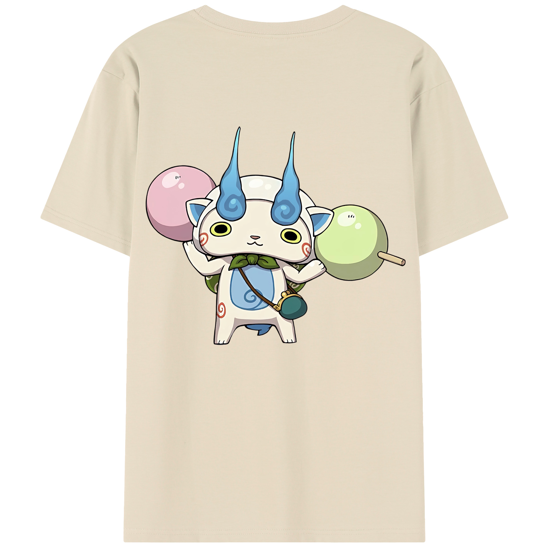 （画像用） 妖怪ウォッチ Yo-kai Watch 綿100％半袖Tシャツ（背面プリント）