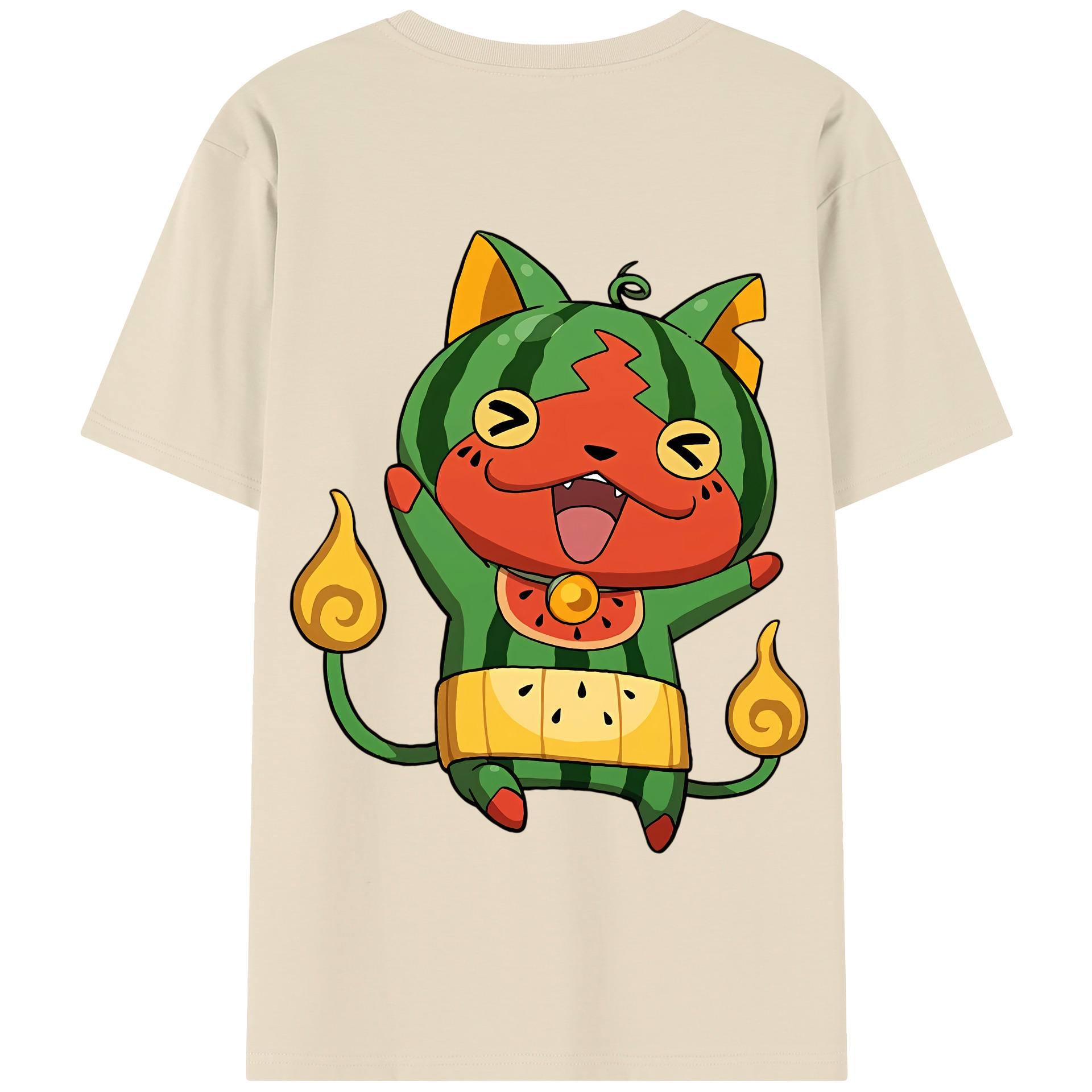 （画像用） 妖怪ウォッチ Yo-kai Watch 綿100％半袖Tシャツ（背面プリント）
