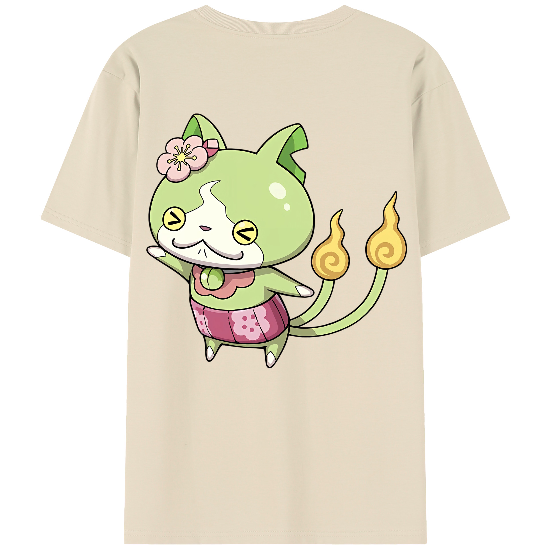 （画像用） 妖怪ウォッチ Yo-kai Watch 綿100％半袖Tシャツ（背面プリント）