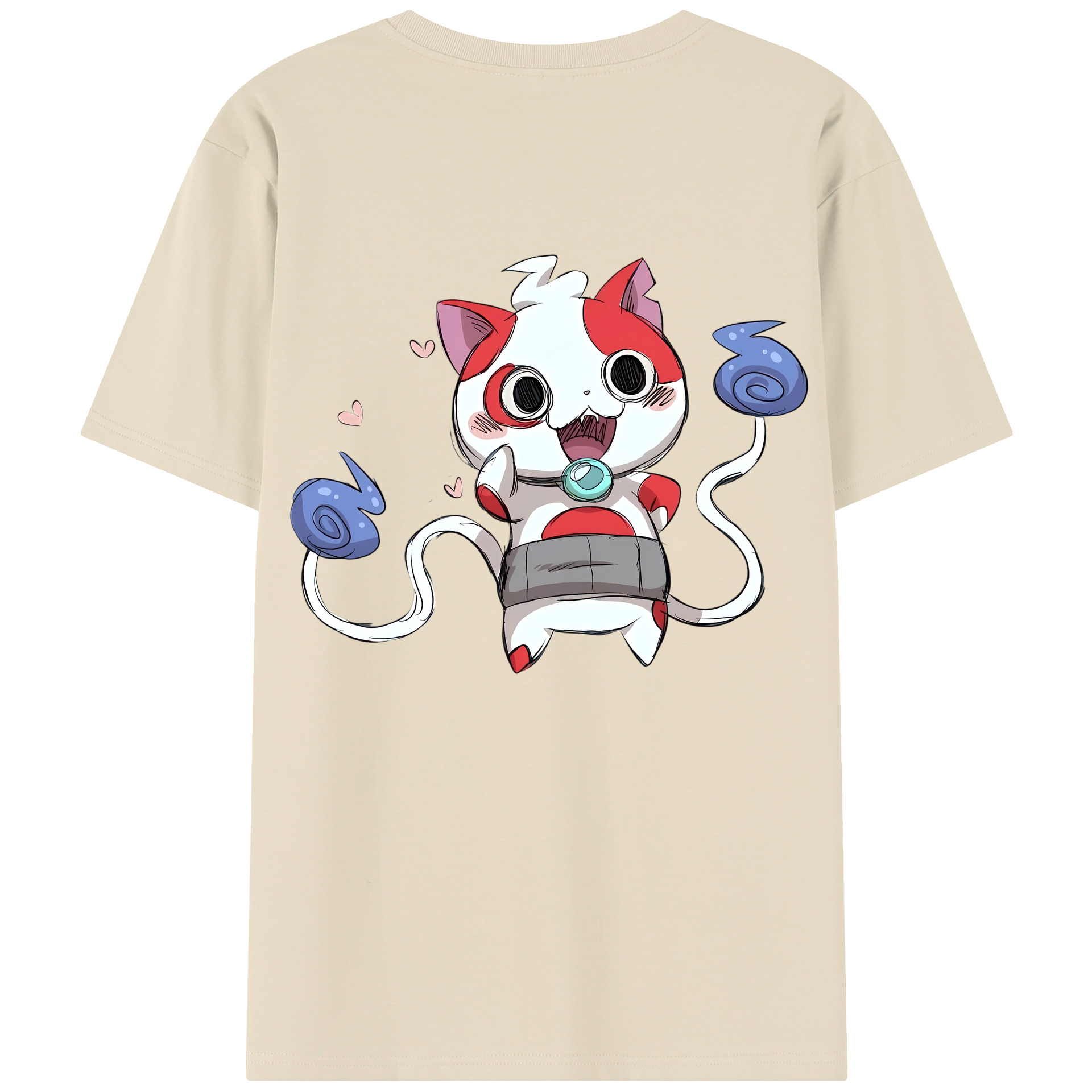 （画像用） 妖怪ウォッチ Yo-kai Watch 綿100％半袖Tシャツ（背面プリント）