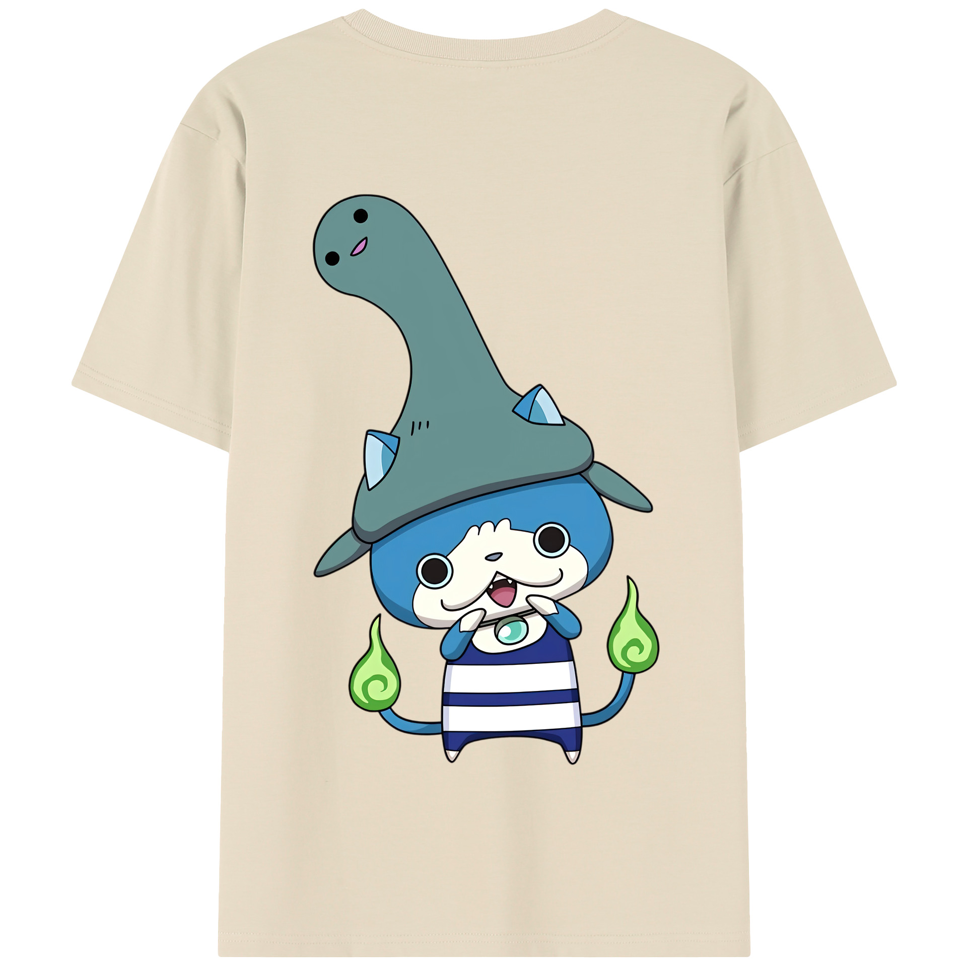 （画像用） 妖怪ウォッチ Yo-kai Watch 綿100％半袖Tシャツ（背面プリント）