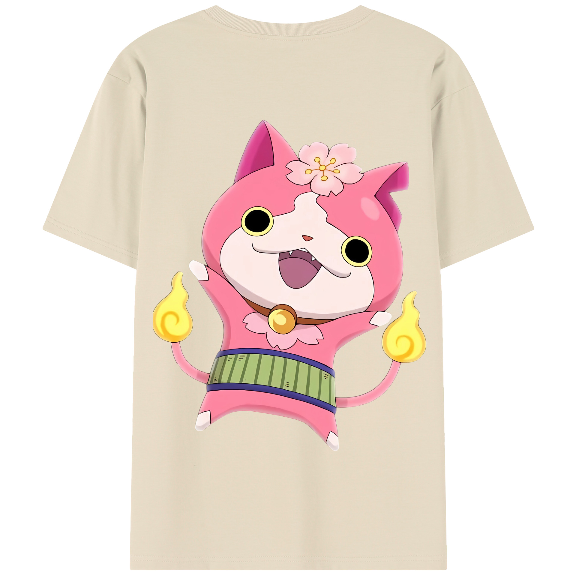 （画像用） 妖怪ウォッチ Yo-kai Watch 綿100％半袖Tシャツ（背面プリント）