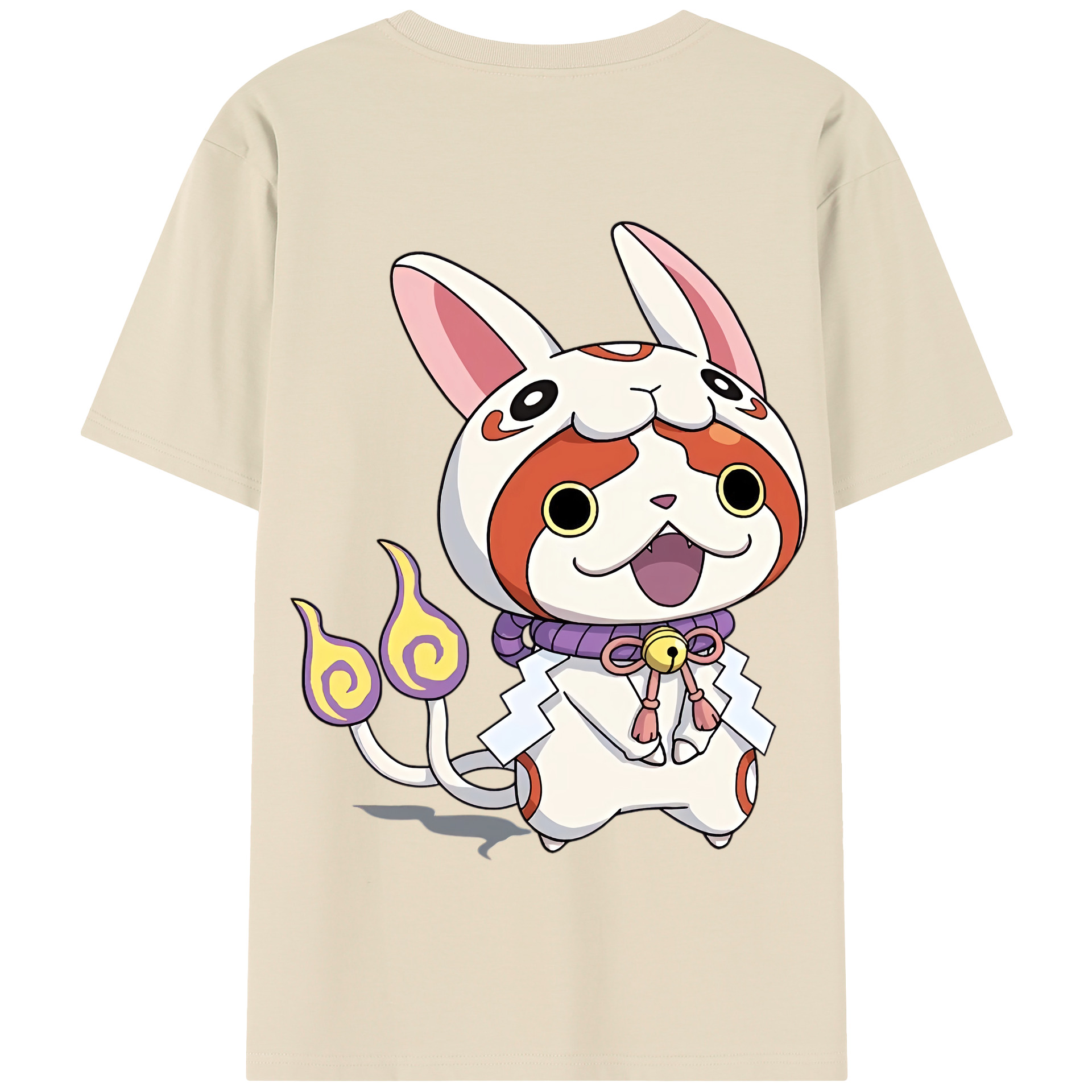 （画像用） 妖怪ウォッチ Yo-kai Watch 綿100％半袖Tシャツ（背面プリント）