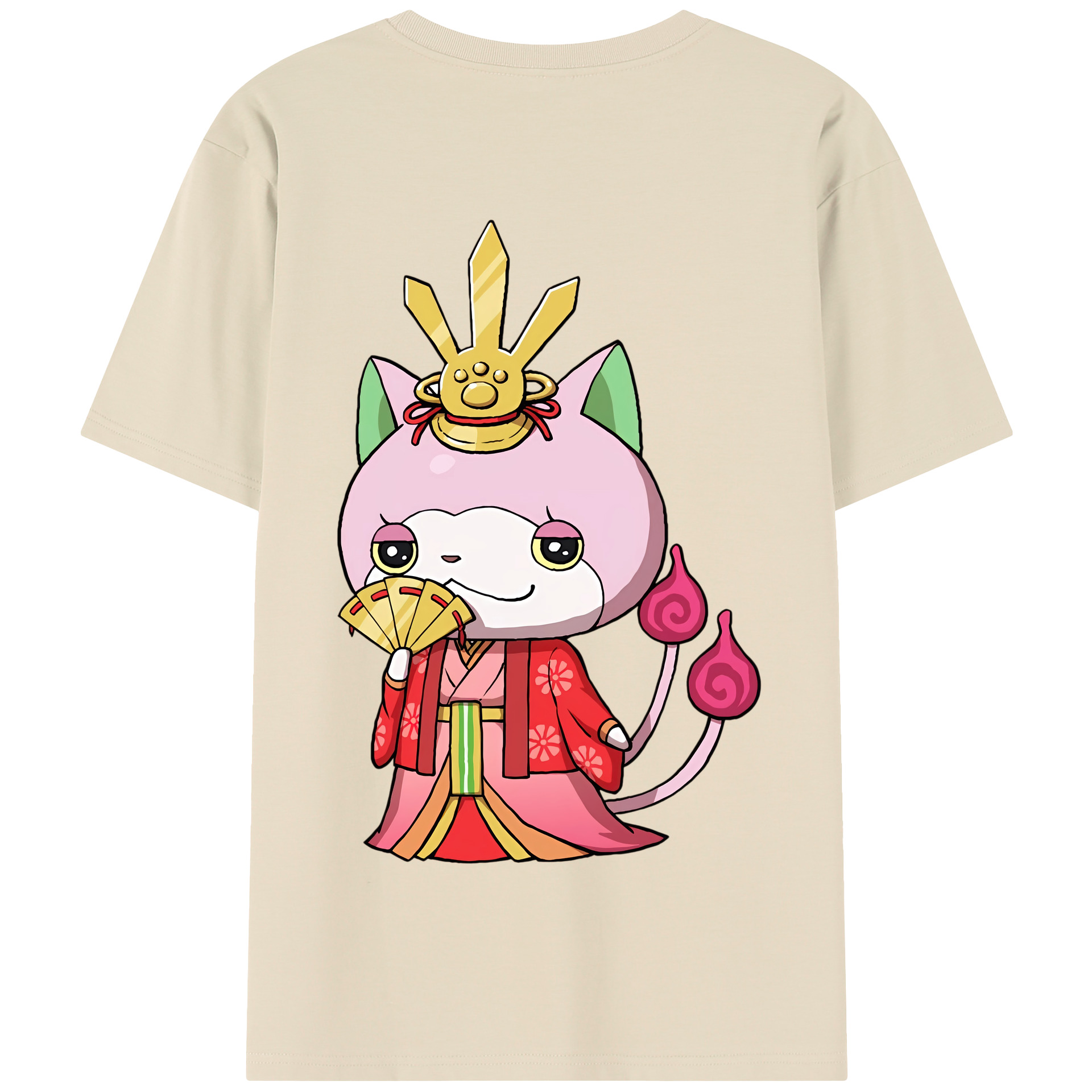 （画像用） 妖怪ウォッチ Yo-kai Watch 綿100％半袖Tシャツ（背面プリント）