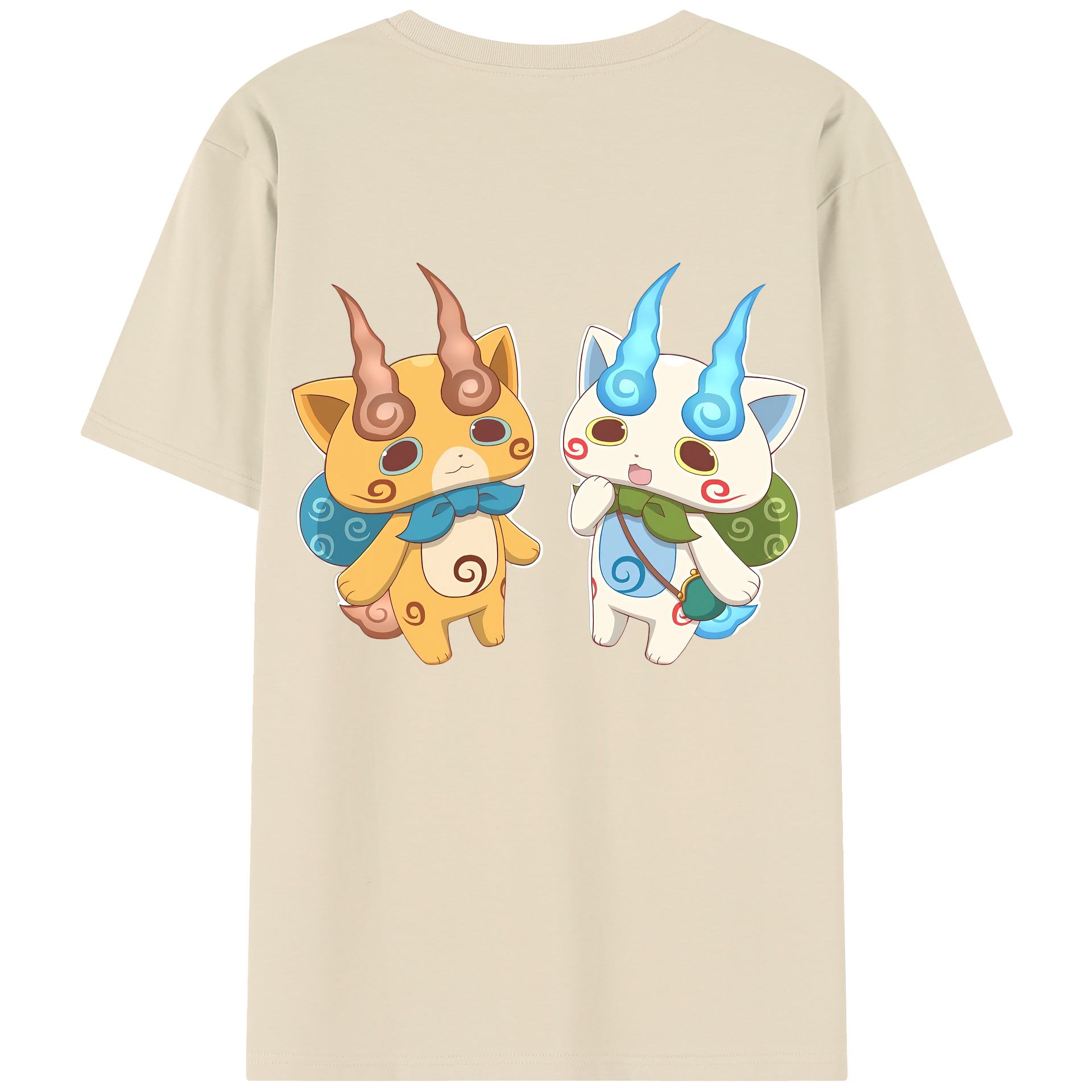 （画像用） 妖怪ウォッチ Yo-kai Watch 綿100％半袖Tシャツ（背面プリント）