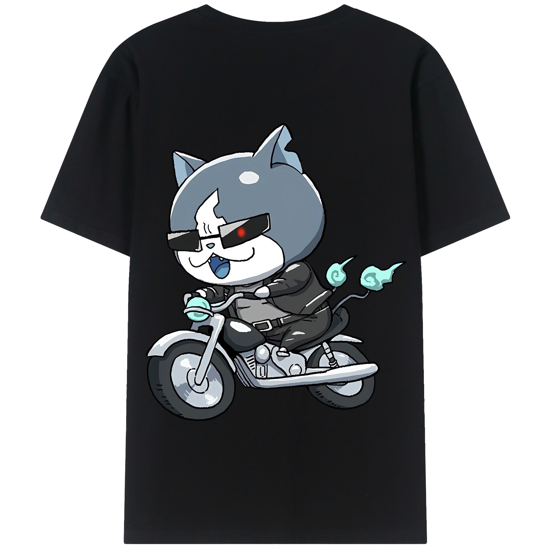 （画像用） 妖怪ウォッチ Yo-kai Watch 綿100％半袖Tシャツ（背面プリント）