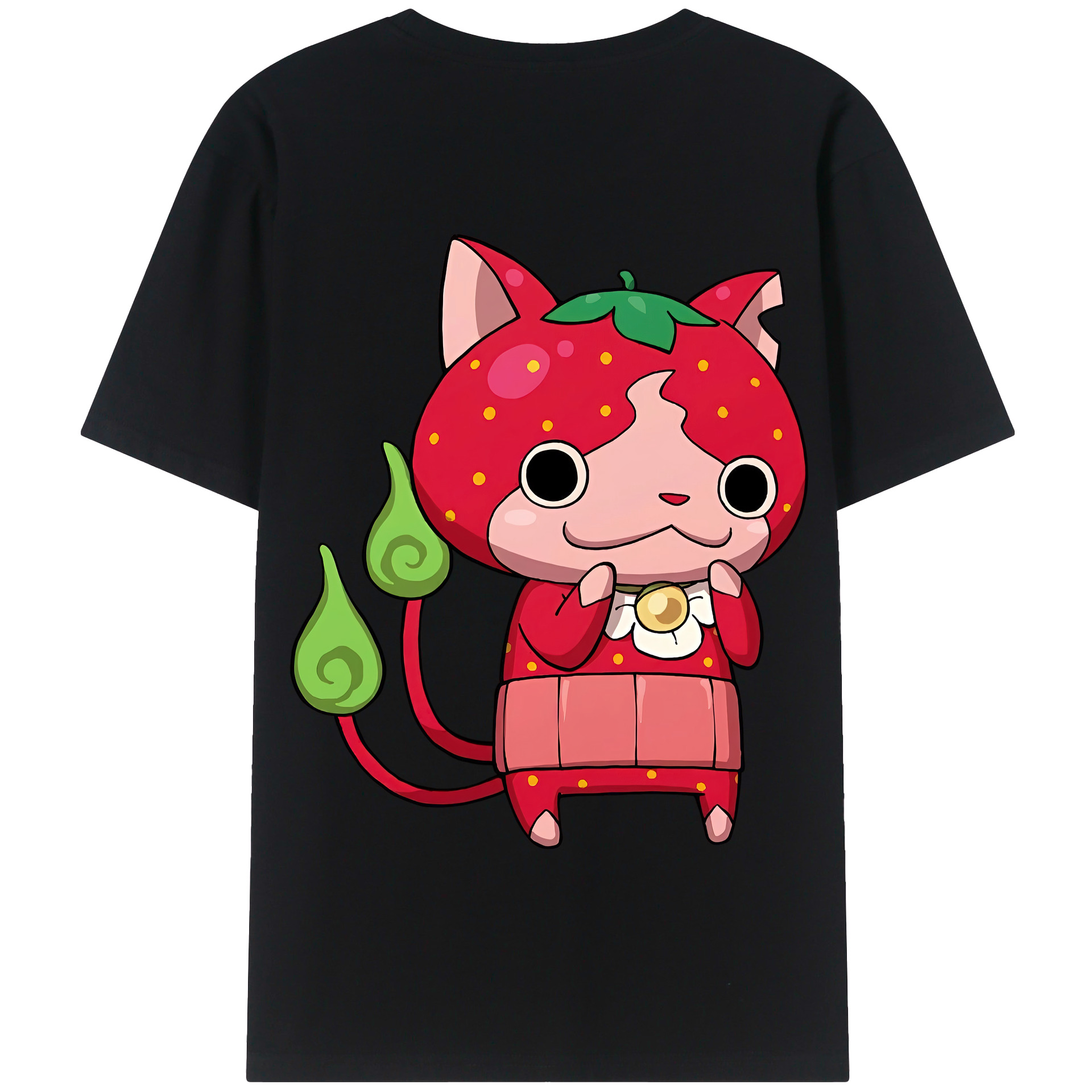 （画像用） 妖怪ウォッチ Yo-kai Watch 綿100％半袖Tシャツ（背面プリント）