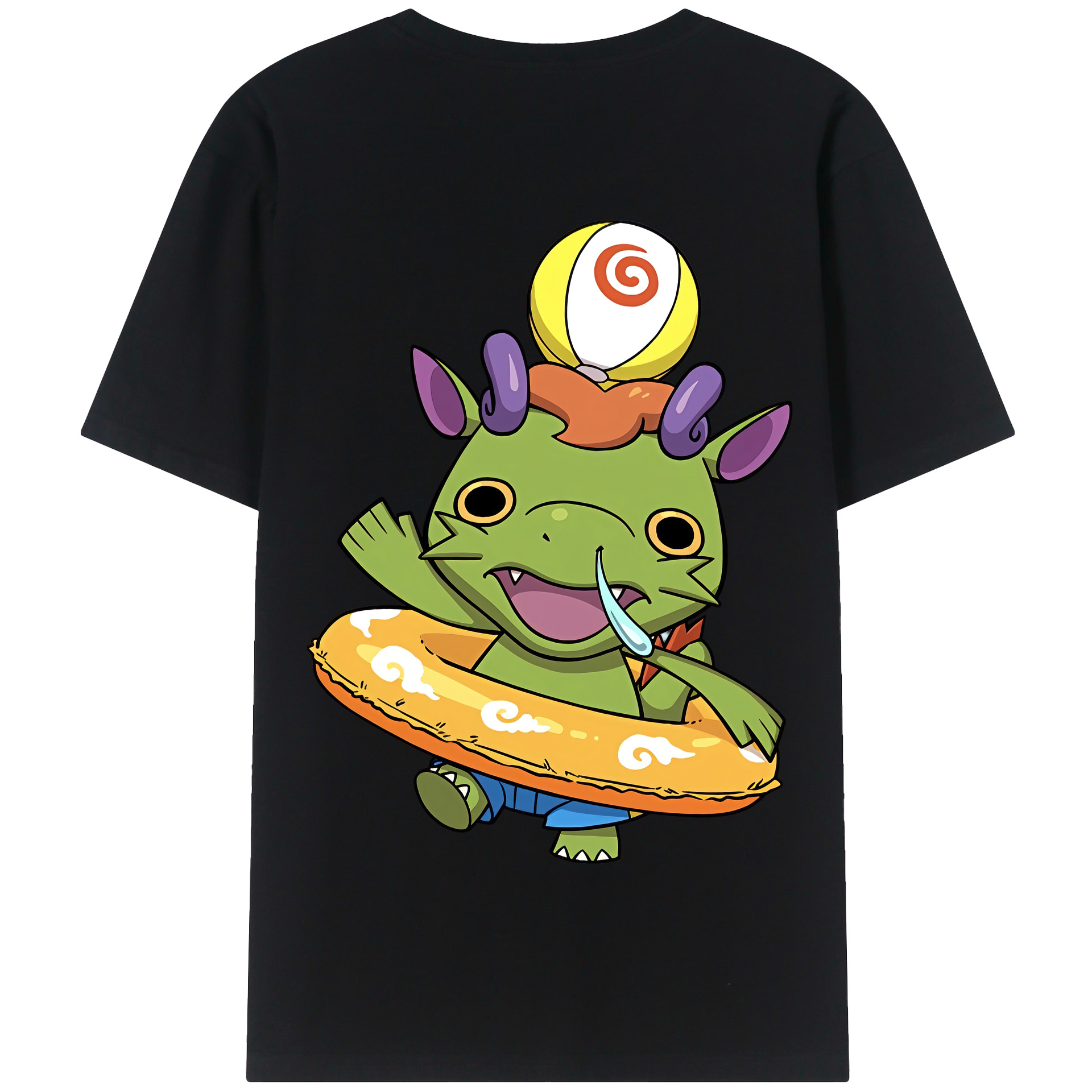 （画像用） 妖怪ウォッチ Yo-kai Watch 綿100％半袖Tシャツ（背面プリント）