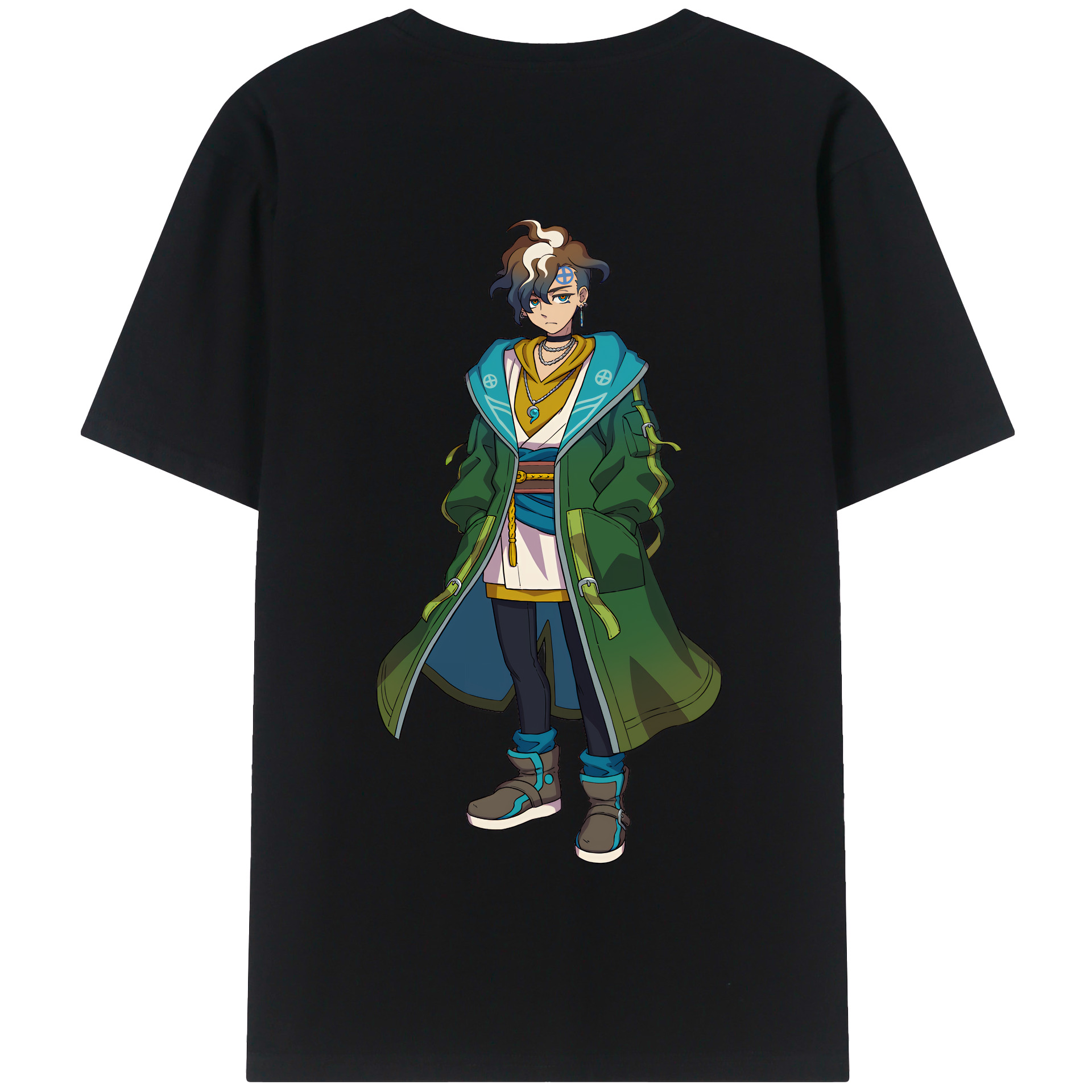 （画像用） 妖怪ウォッチ Yo-kai Watch 綿100％半袖Tシャツ（背面プリント）