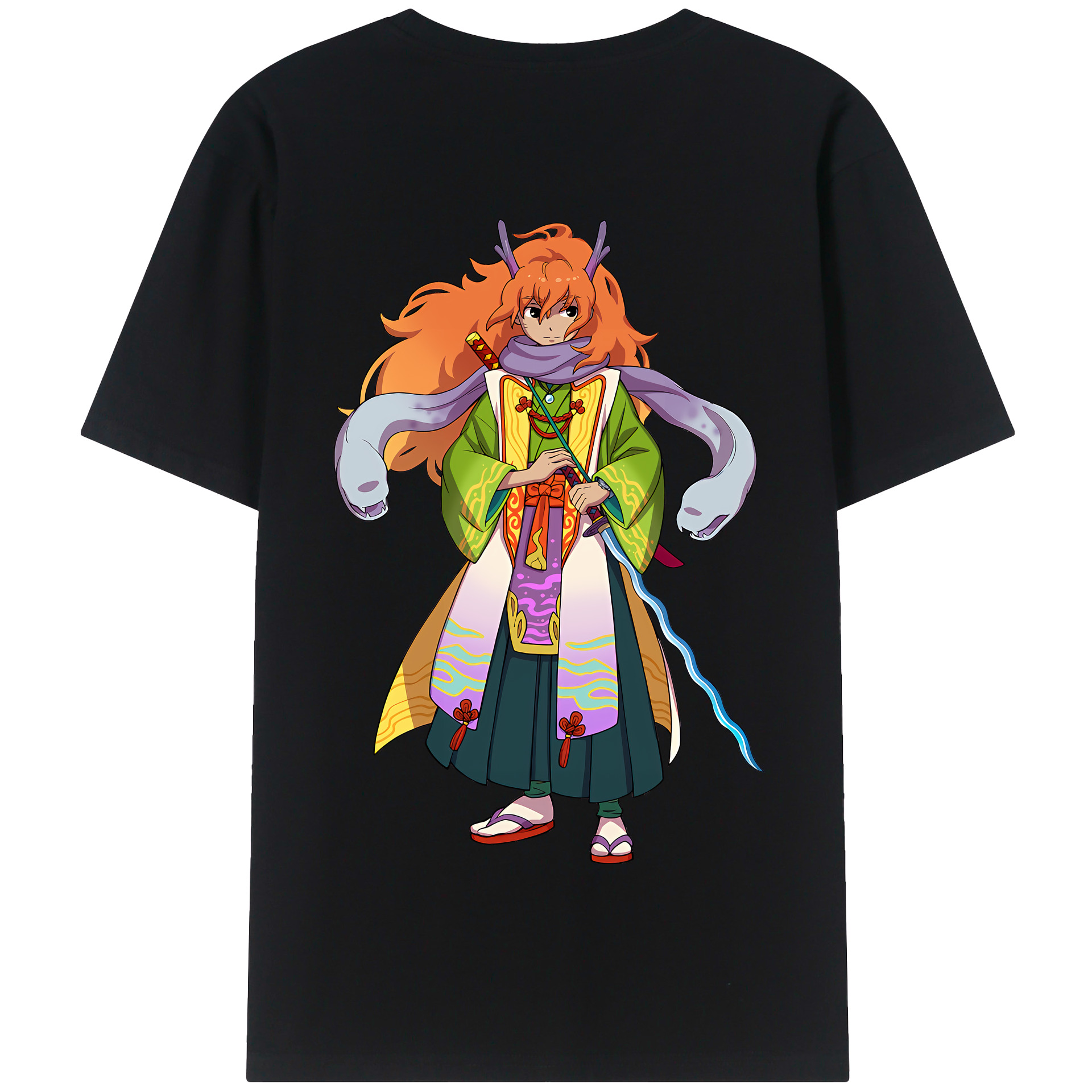 （画像用） 妖怪ウォッチ Yo-kai Watch 綿100％半袖Tシャツ（背面プリント）
