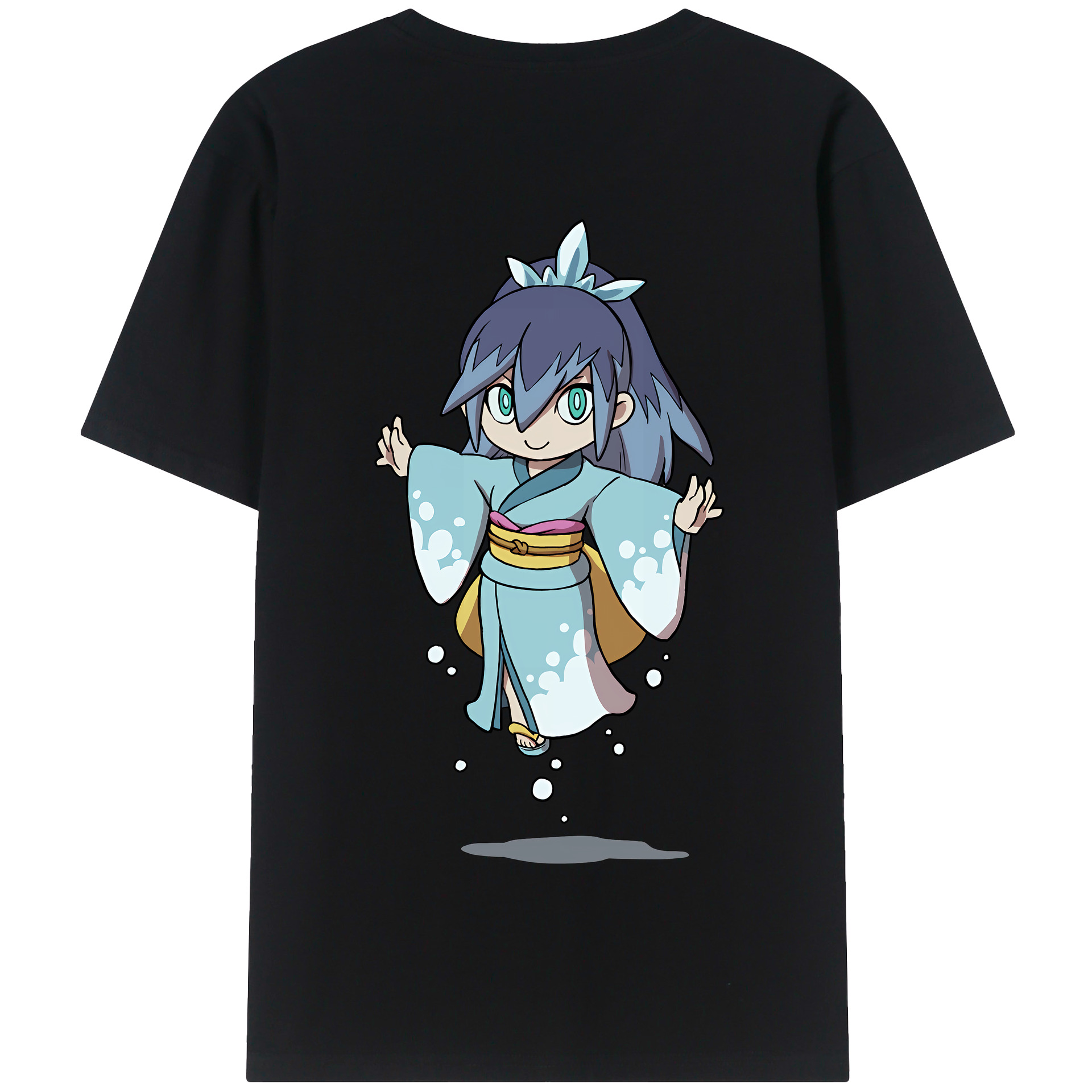 （画像用） 妖怪ウォッチ Yo-kai Watch 綿100％半袖Tシャツ（背面プリント）