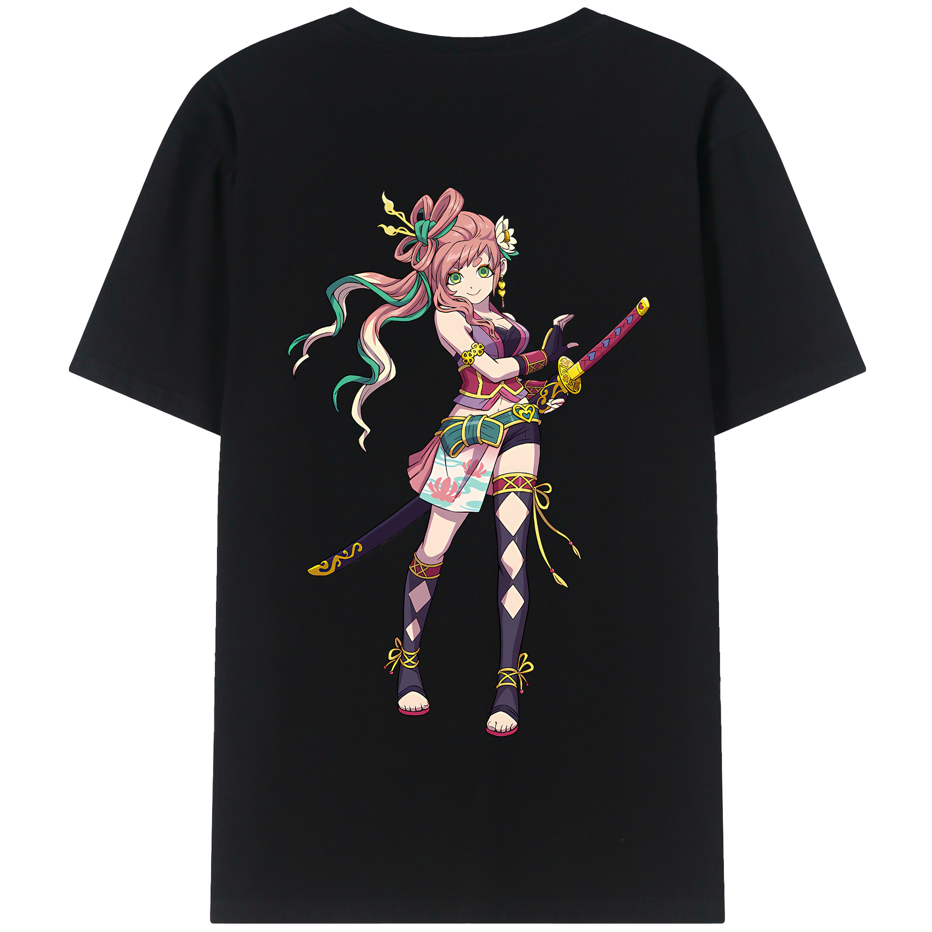 （画像用） 妖怪ウォッチ Yo-kai Watch 綿100％半袖Tシャツ（背面プリント）