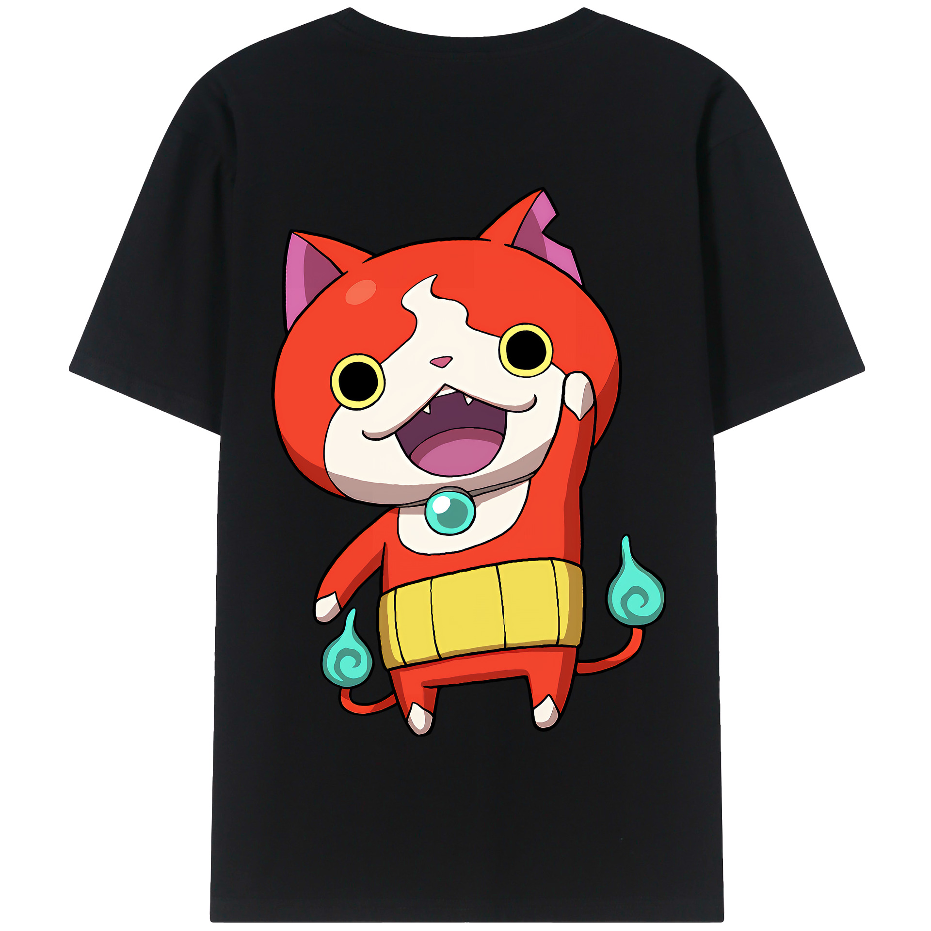 （画像用） 妖怪ウォッチ Yo-kai Watch 綿100％半袖Tシャツ（背面プリント）