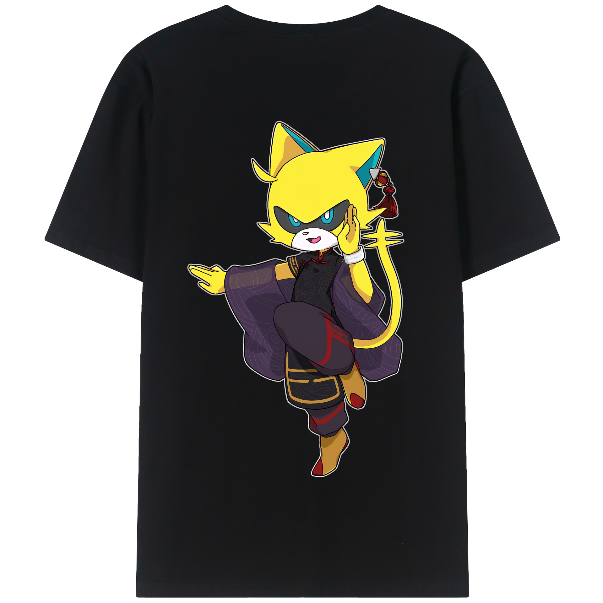 （画像用） 妖怪ウォッチ Yo-kai Watch 綿100％半袖Tシャツ（背面プリント）