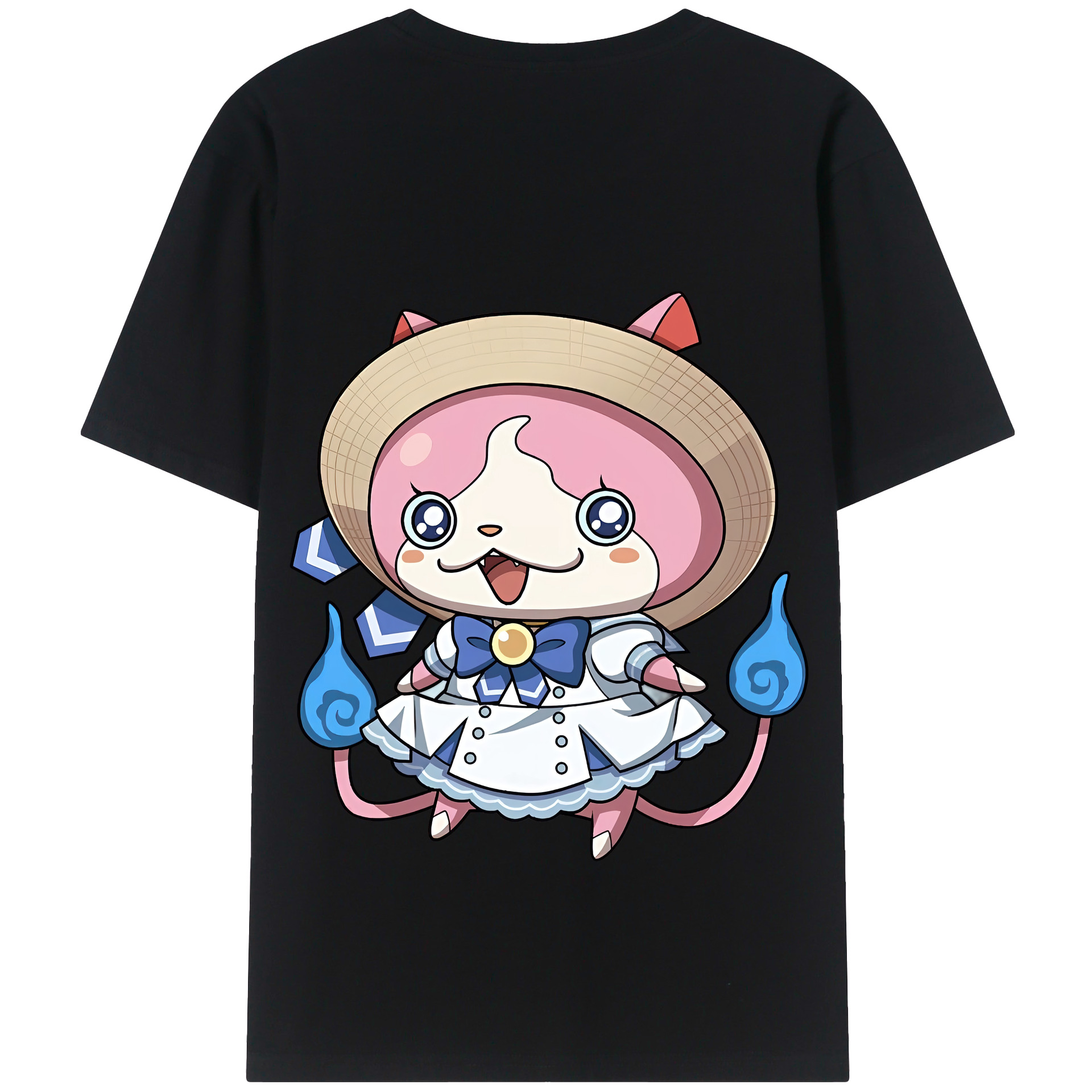 （画像用） 妖怪ウォッチ Yo-kai Watch 綿100％半袖Tシャツ（背面プリント）