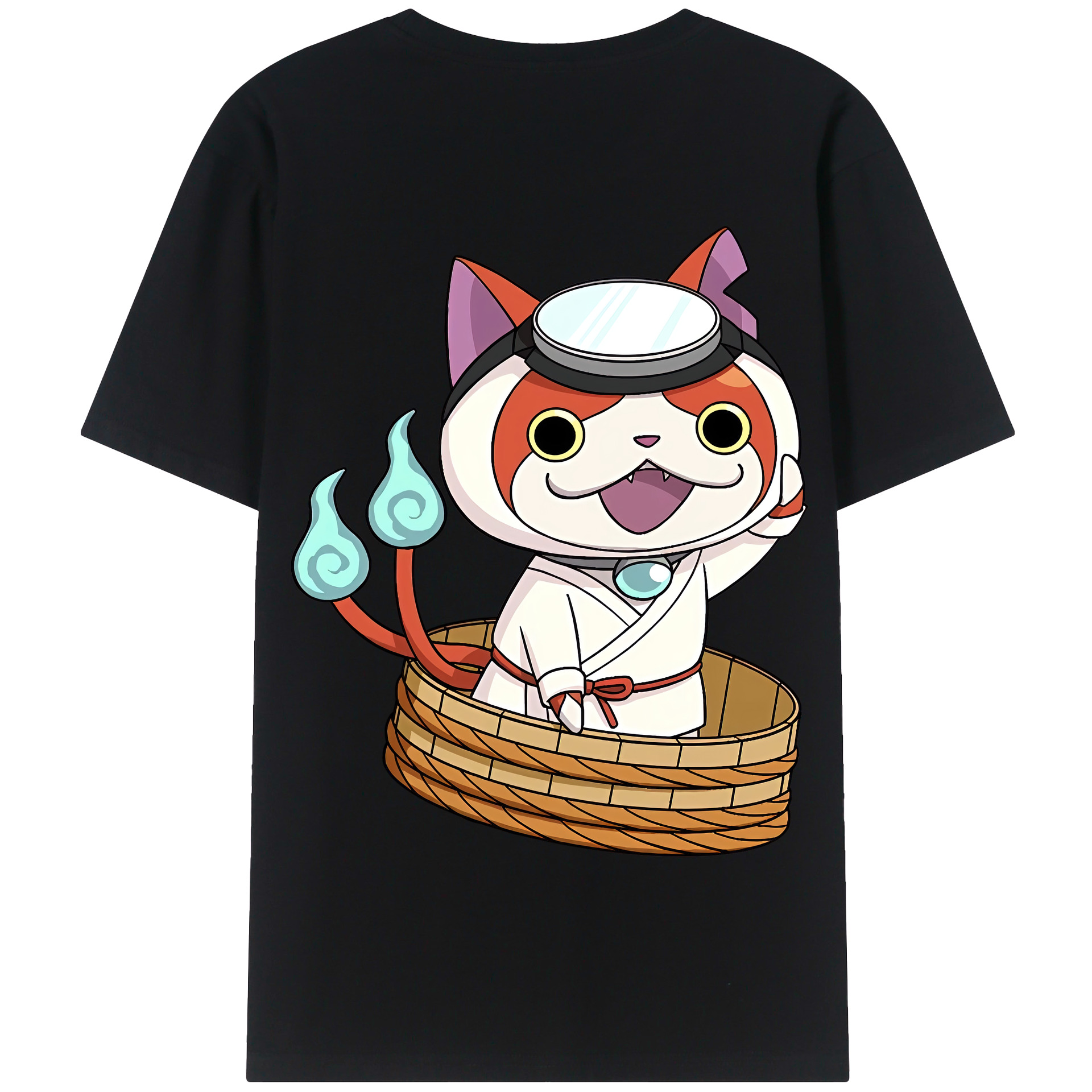 （画像用） 妖怪ウォッチ Yo-kai Watch 綿100％半袖Tシャツ（背面プリント）