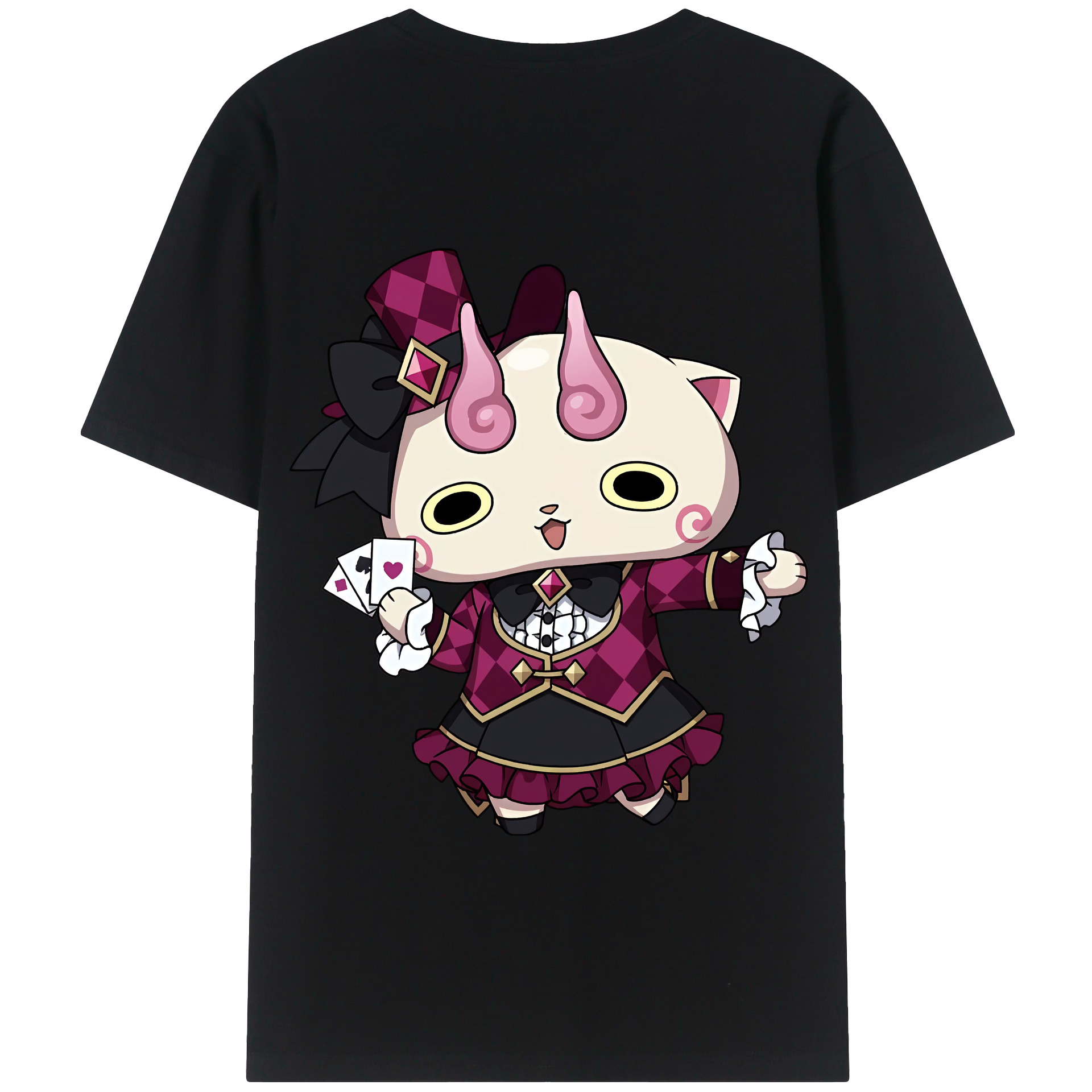 （画像用） 妖怪ウォッチ Yo-kai Watch 綿100％半袖Tシャツ（背面プリント）
