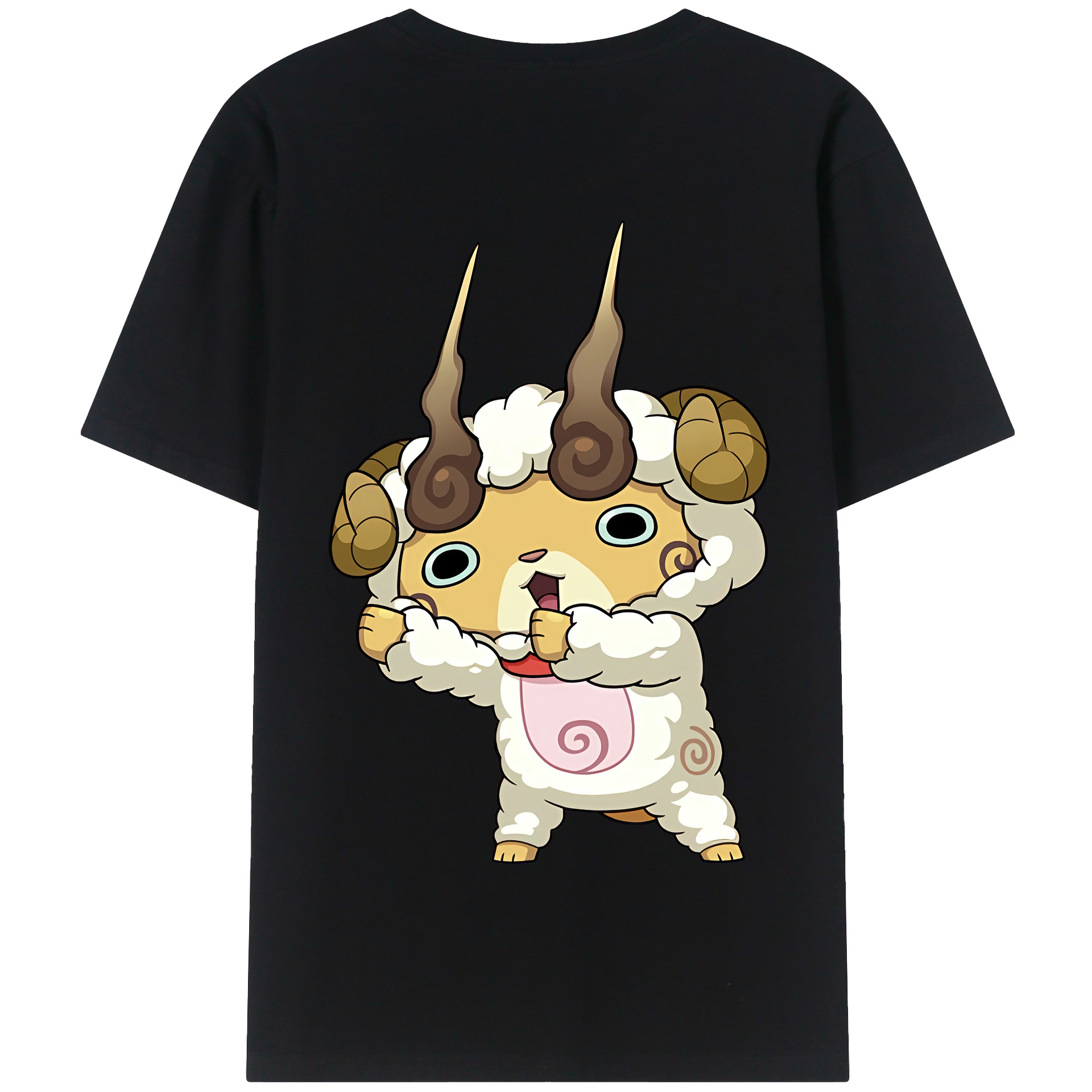 （画像用） 妖怪ウォッチ Yo-kai Watch 綿100％半袖Tシャツ（背面プリント）