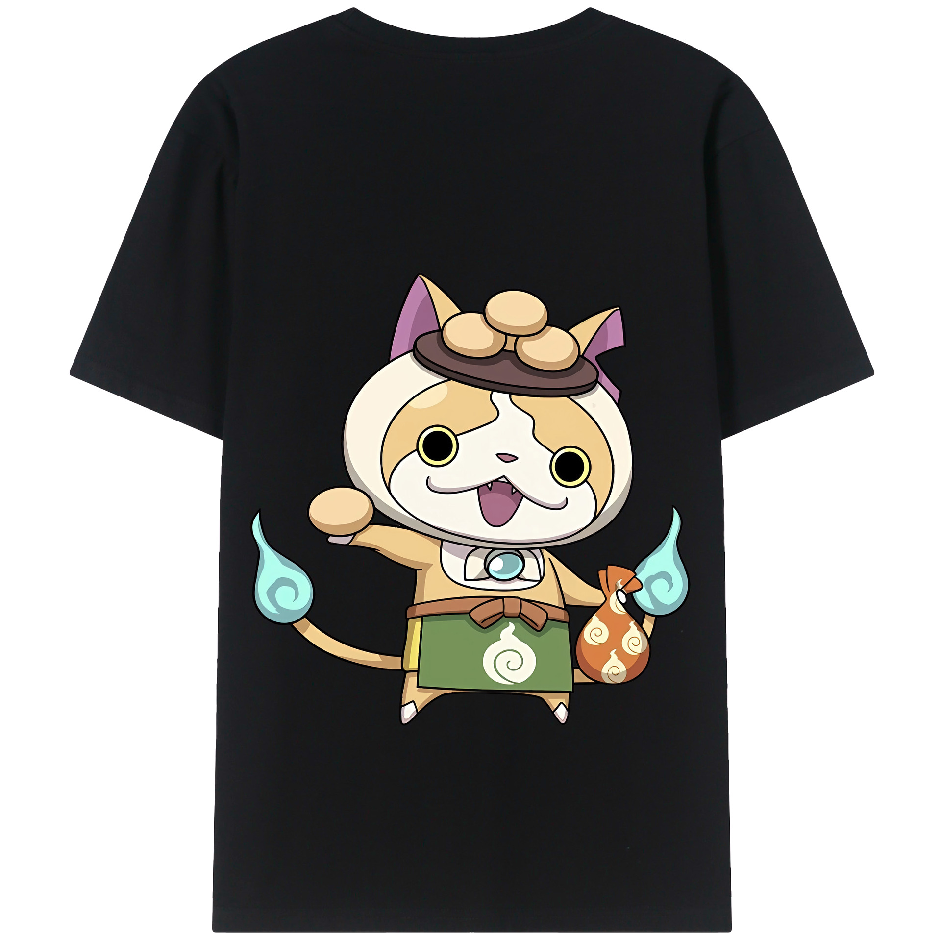 （画像用） 妖怪ウォッチ Yo-kai Watch 綿100％半袖Tシャツ（背面プリント）