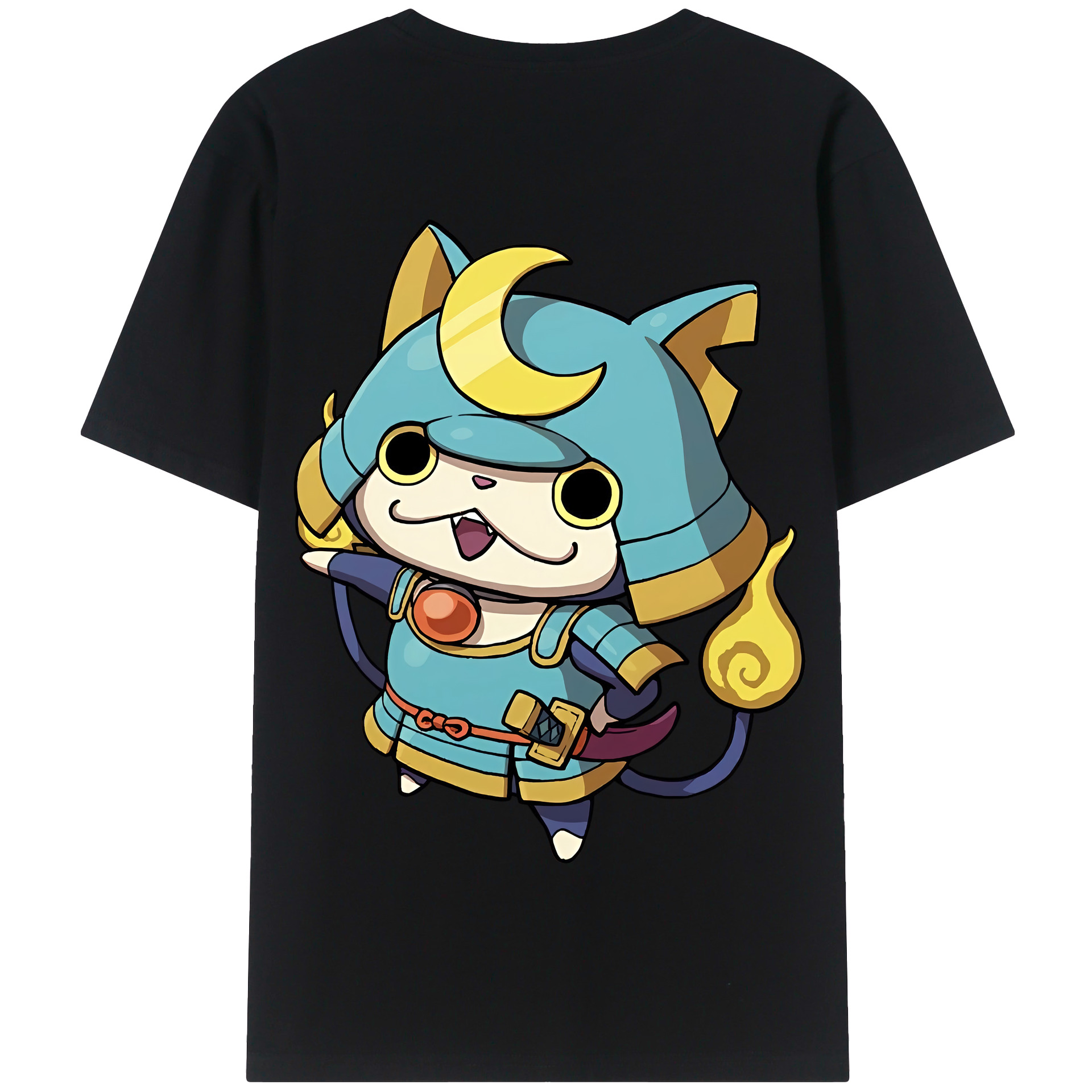 （画像用） 妖怪ウォッチ Yo-kai Watch 綿100％半袖Tシャツ（背面プリント）