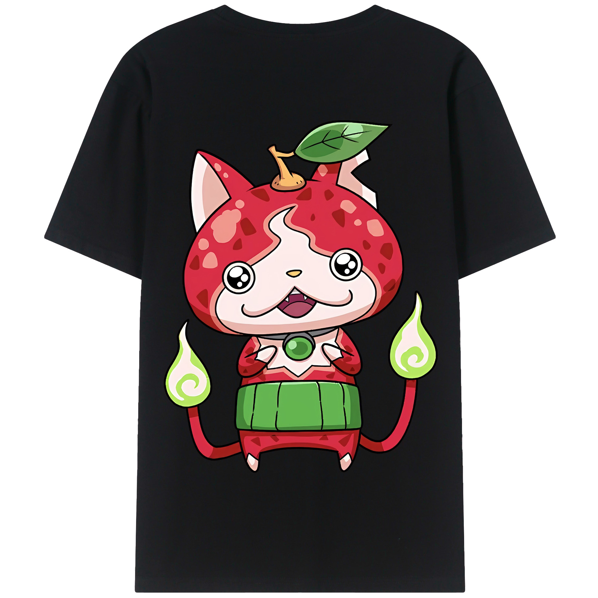 （画像用） 妖怪ウォッチ Yo-kai Watch 綿100％半袖Tシャツ（背面プリント）