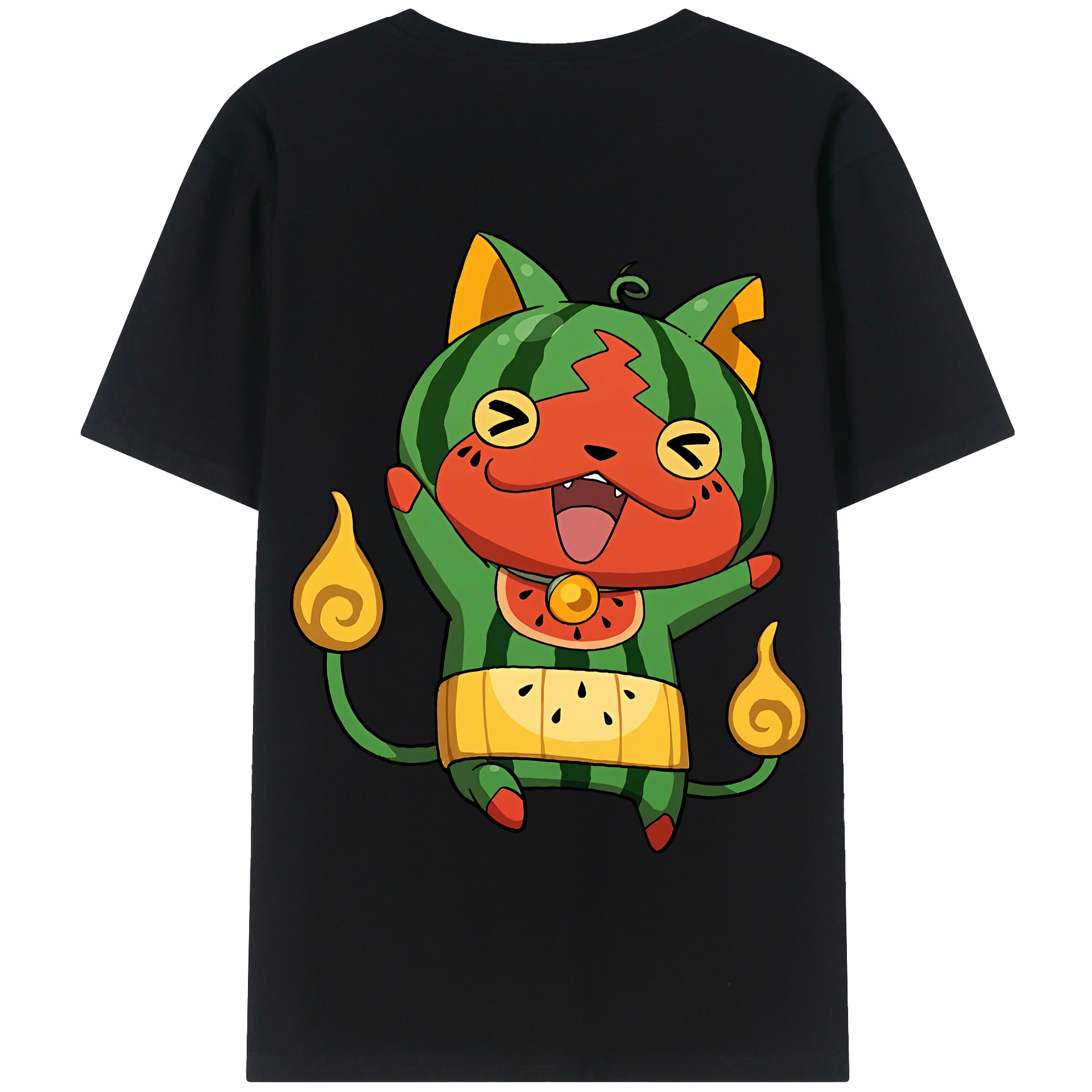 （画像用） 妖怪ウォッチ Yo-kai Watch 綿100％半袖Tシャツ（背面プリント）