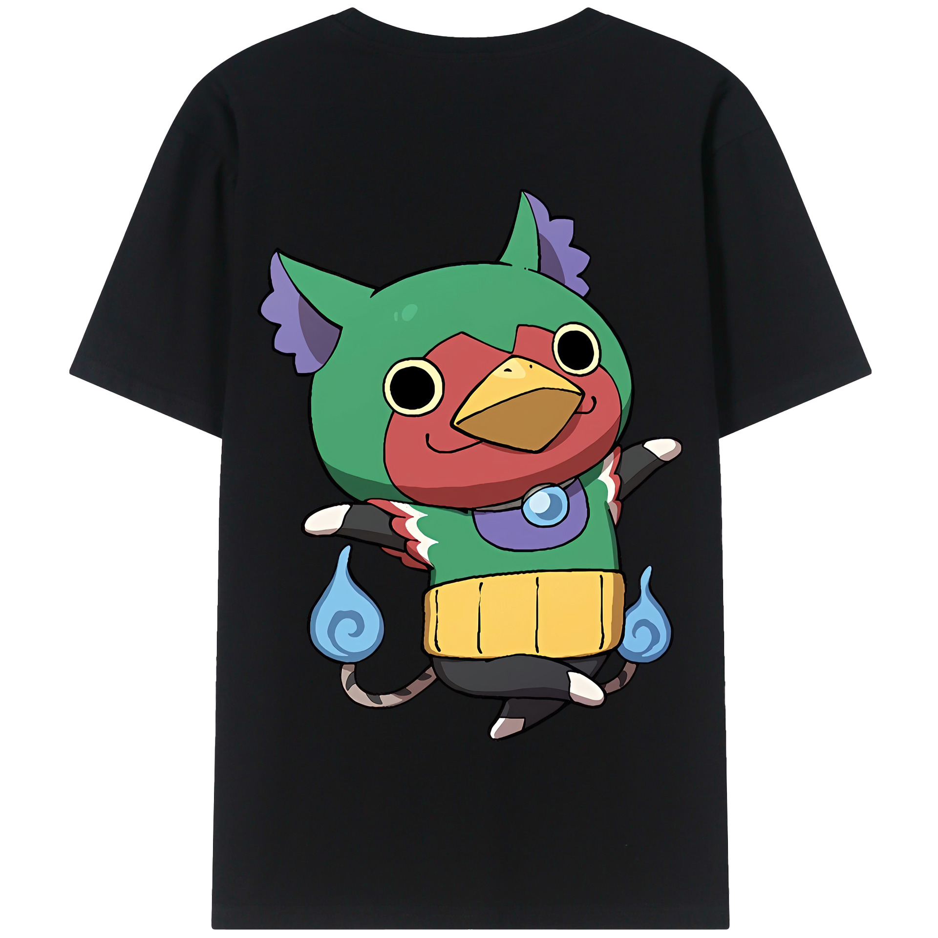 （画像用） 妖怪ウォッチ Yo-kai Watch 綿100％半袖Tシャツ（背面プリント）