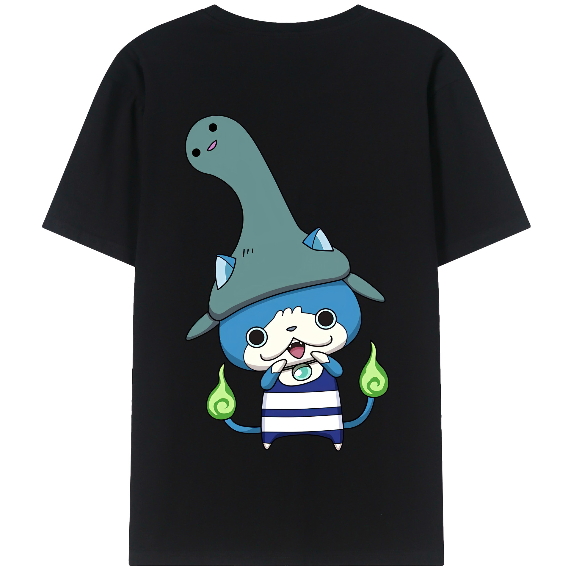 （画像用） 妖怪ウォッチ Yo-kai Watch 綿100％半袖Tシャツ（背面プリント）