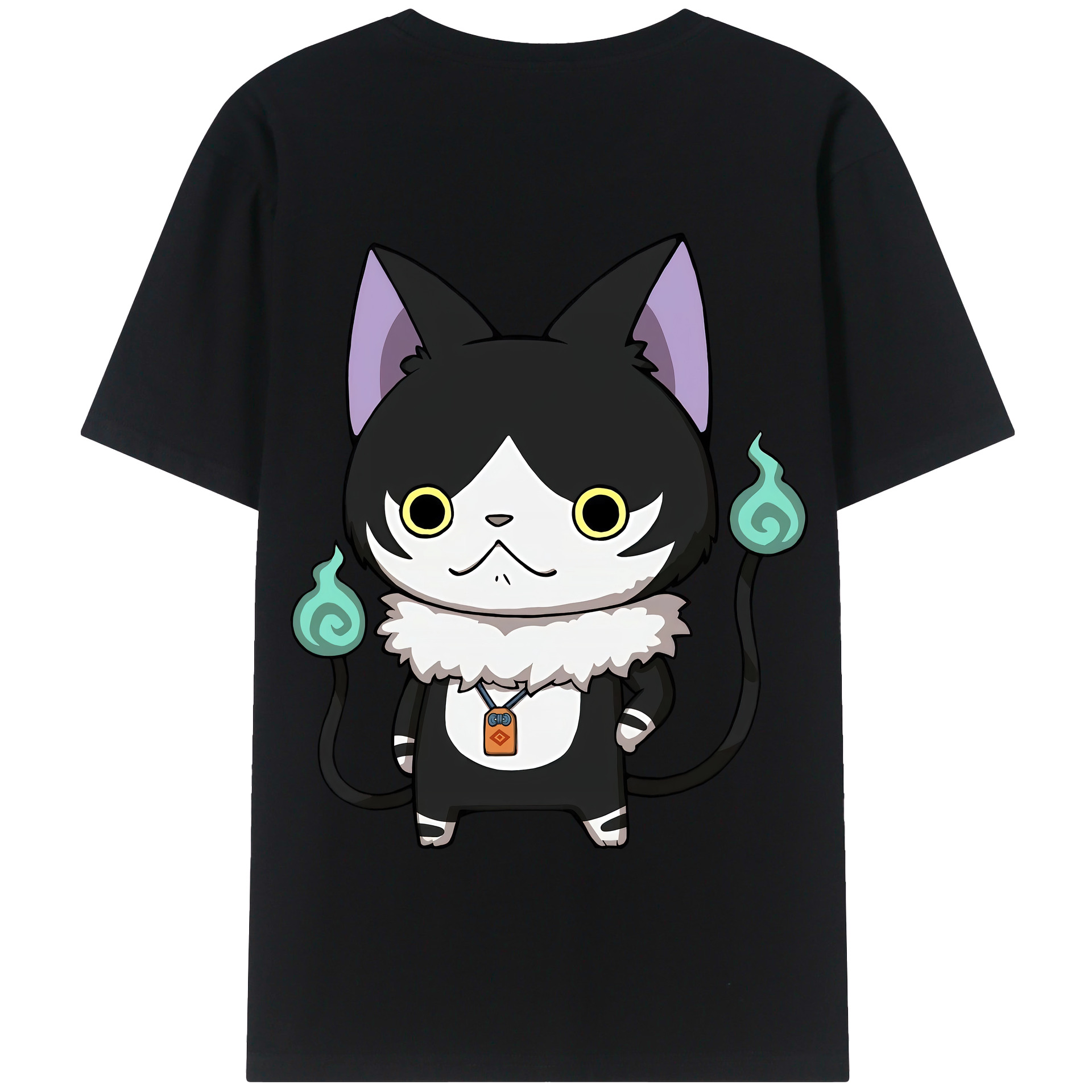 （画像用） 妖怪ウォッチ Yo-kai Watch 綿100％半袖Tシャツ（背面プリント）