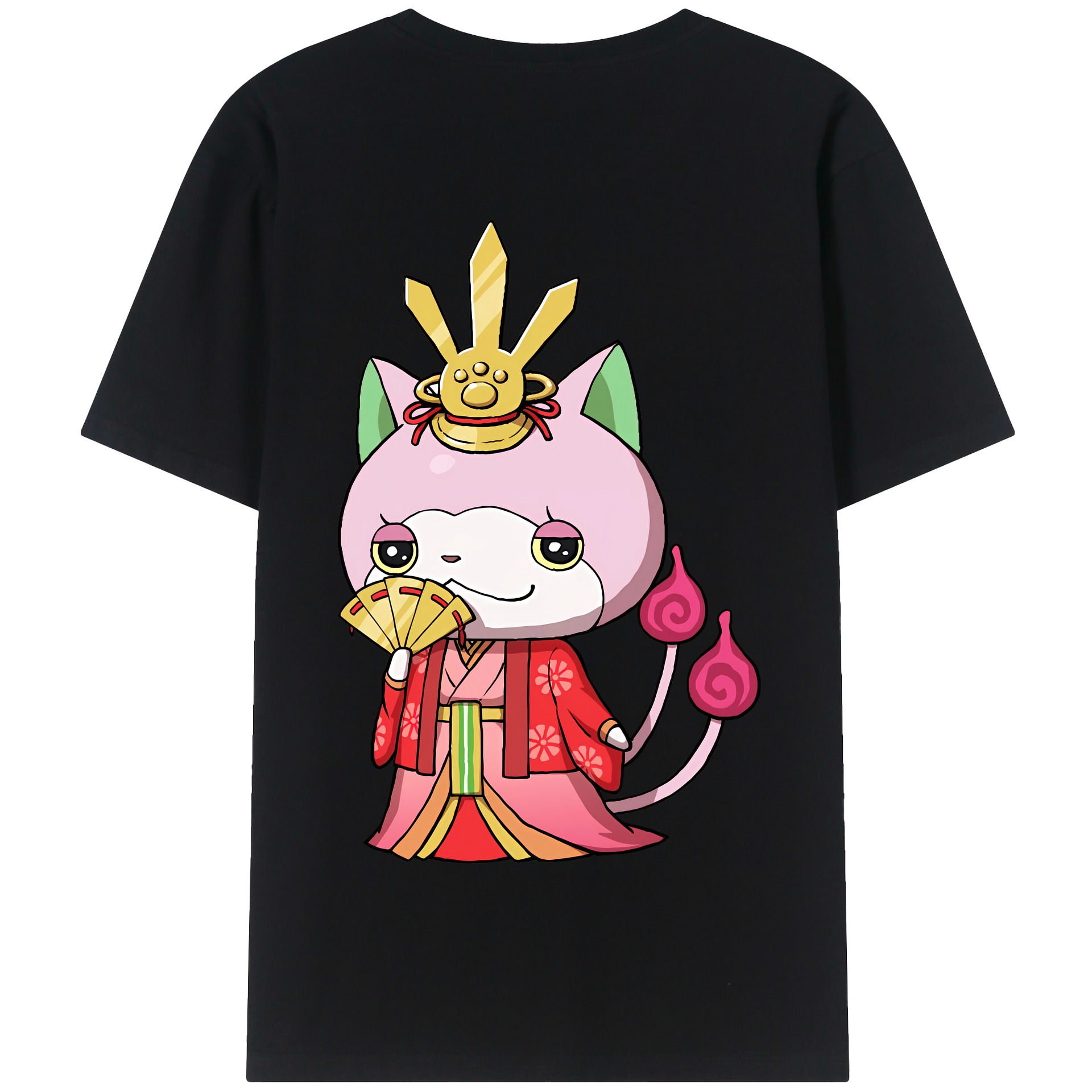 （画像用） 妖怪ウォッチ Yo-kai Watch 綿100％半袖Tシャツ（背面プリント）