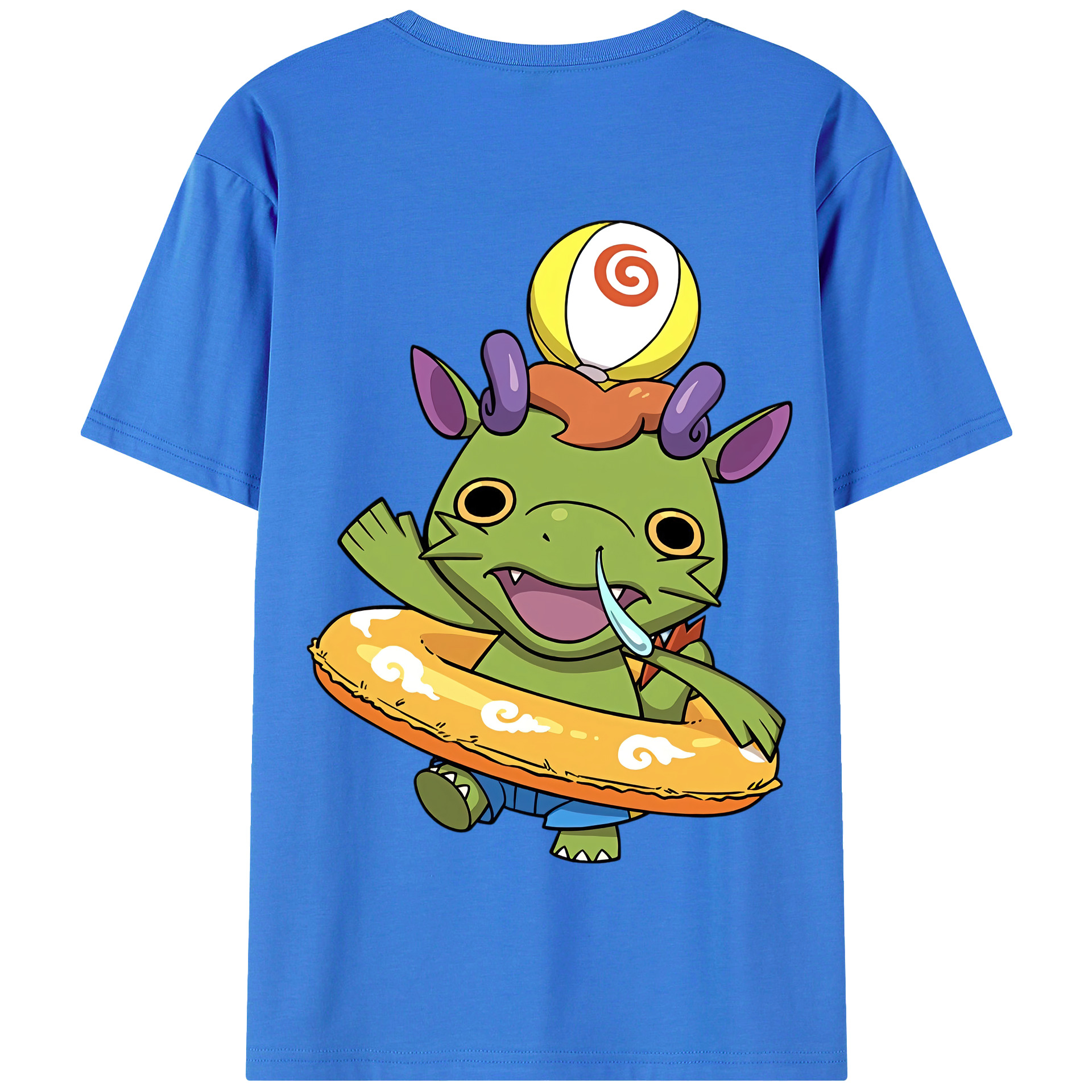 （画像用） 妖怪ウォッチ Yo-kai Watch 綿100％半袖Tシャツ（背面プリント）