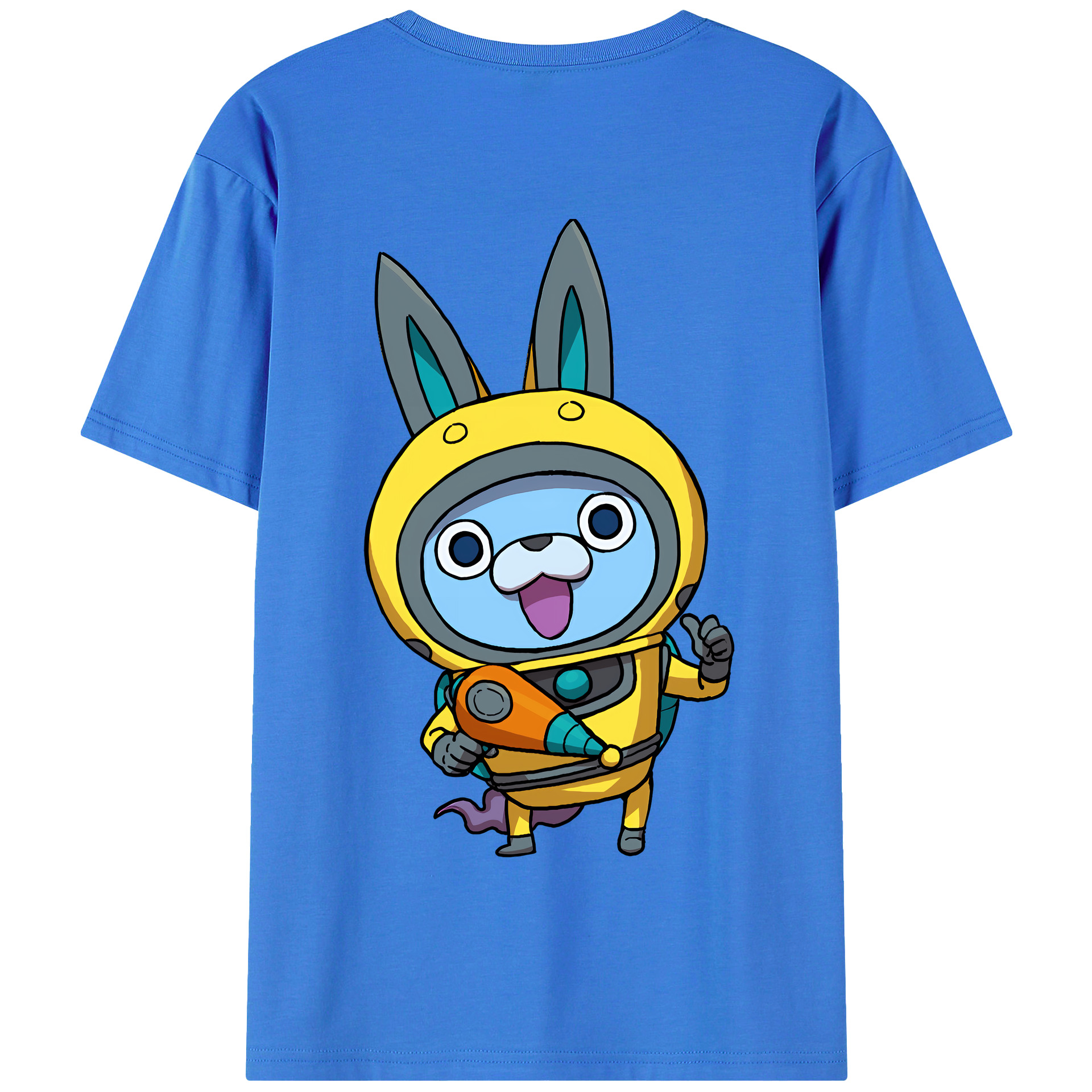 （画像用） 妖怪ウォッチ Yo-kai Watch 綿100％半袖Tシャツ（背面プリント）