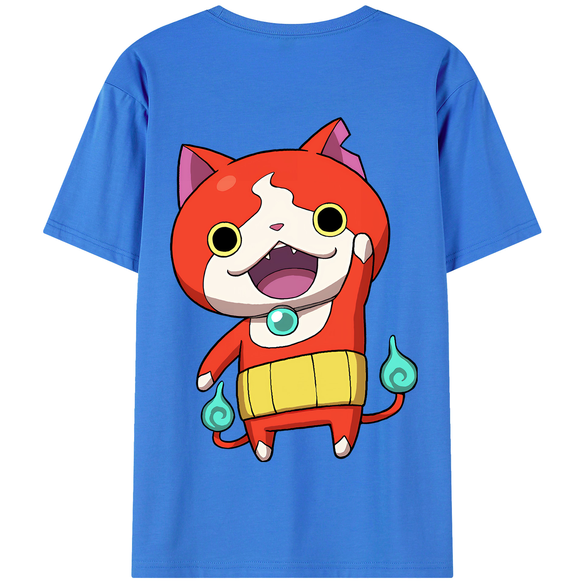 （画像用） 妖怪ウォッチ Yo-kai Watch 綿100％半袖Tシャツ（背面プリント）