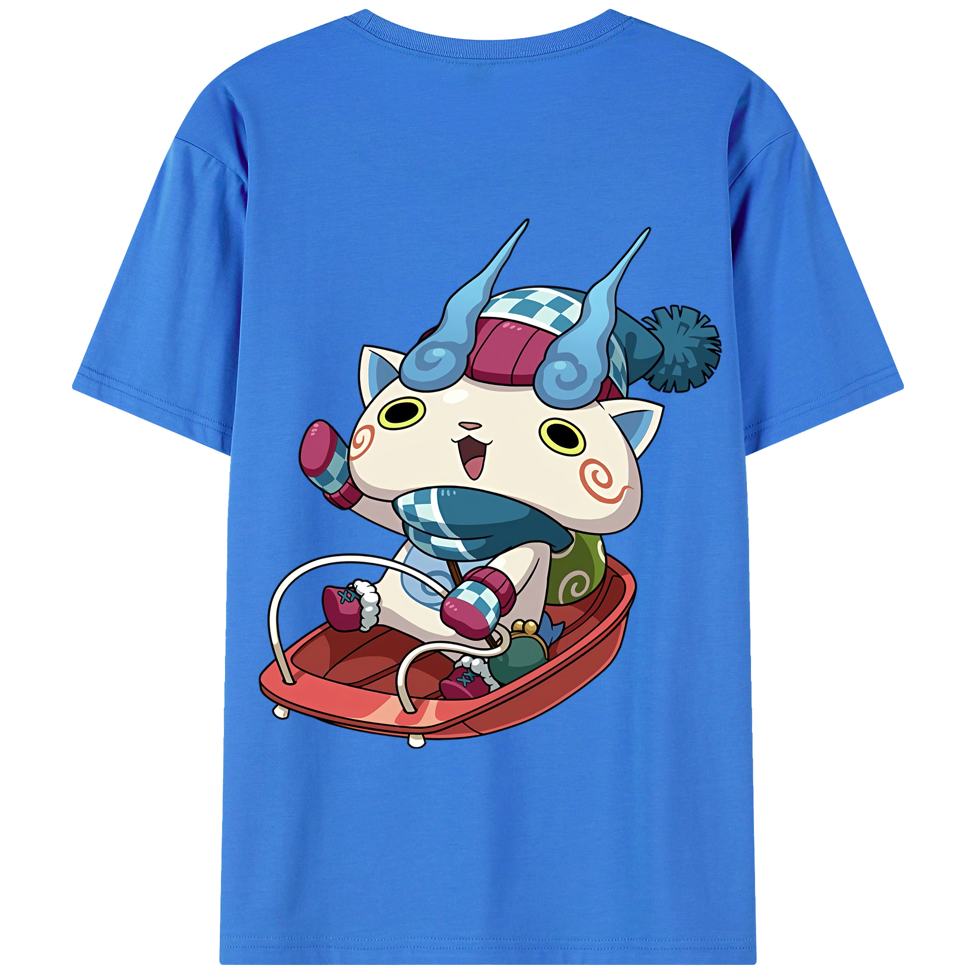 （画像用） 妖怪ウォッチ Yo-kai Watch 綿100％半袖Tシャツ（背面プリント）