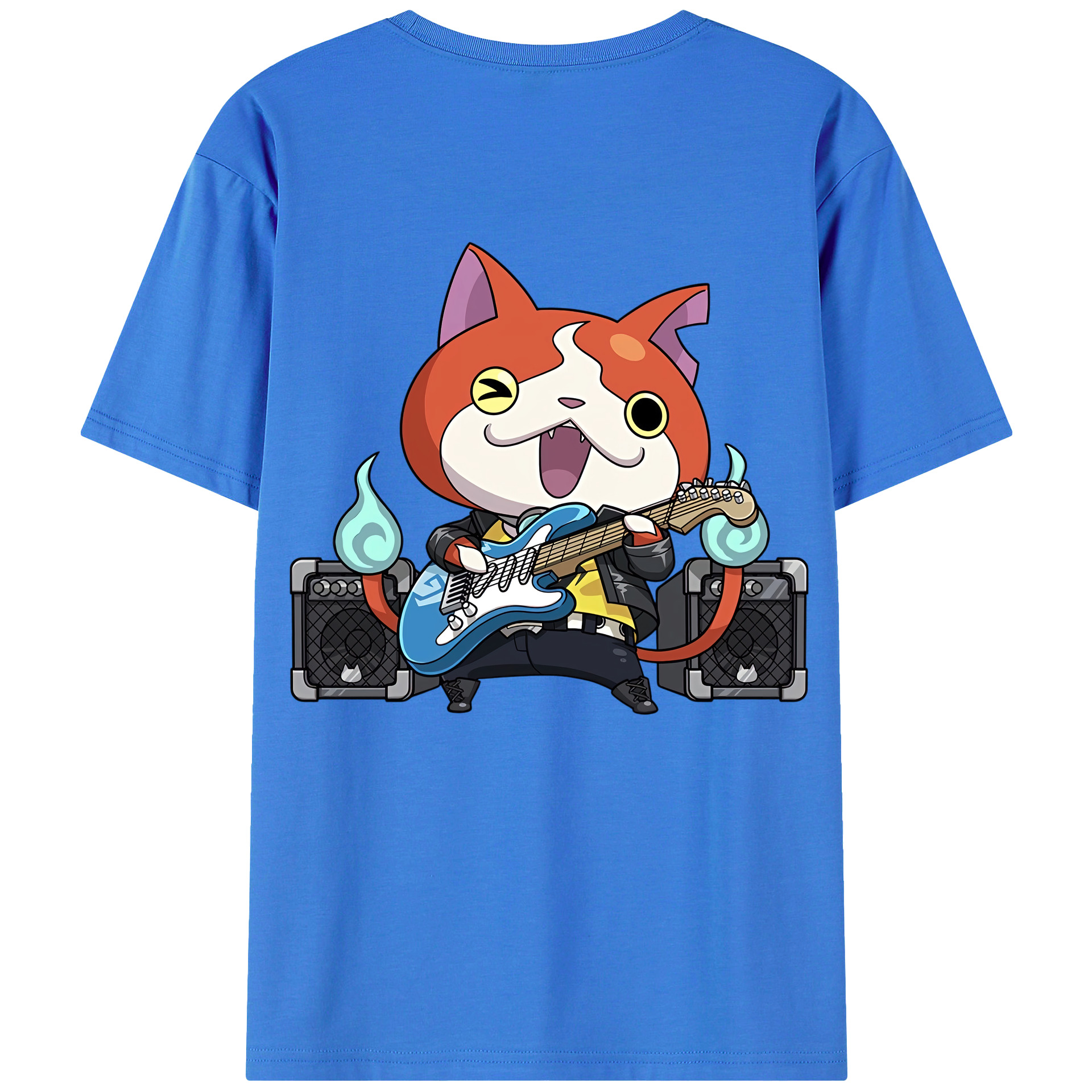 （画像用） 妖怪ウォッチ Yo-kai Watch 綿100％半袖Tシャツ（背面プリント）