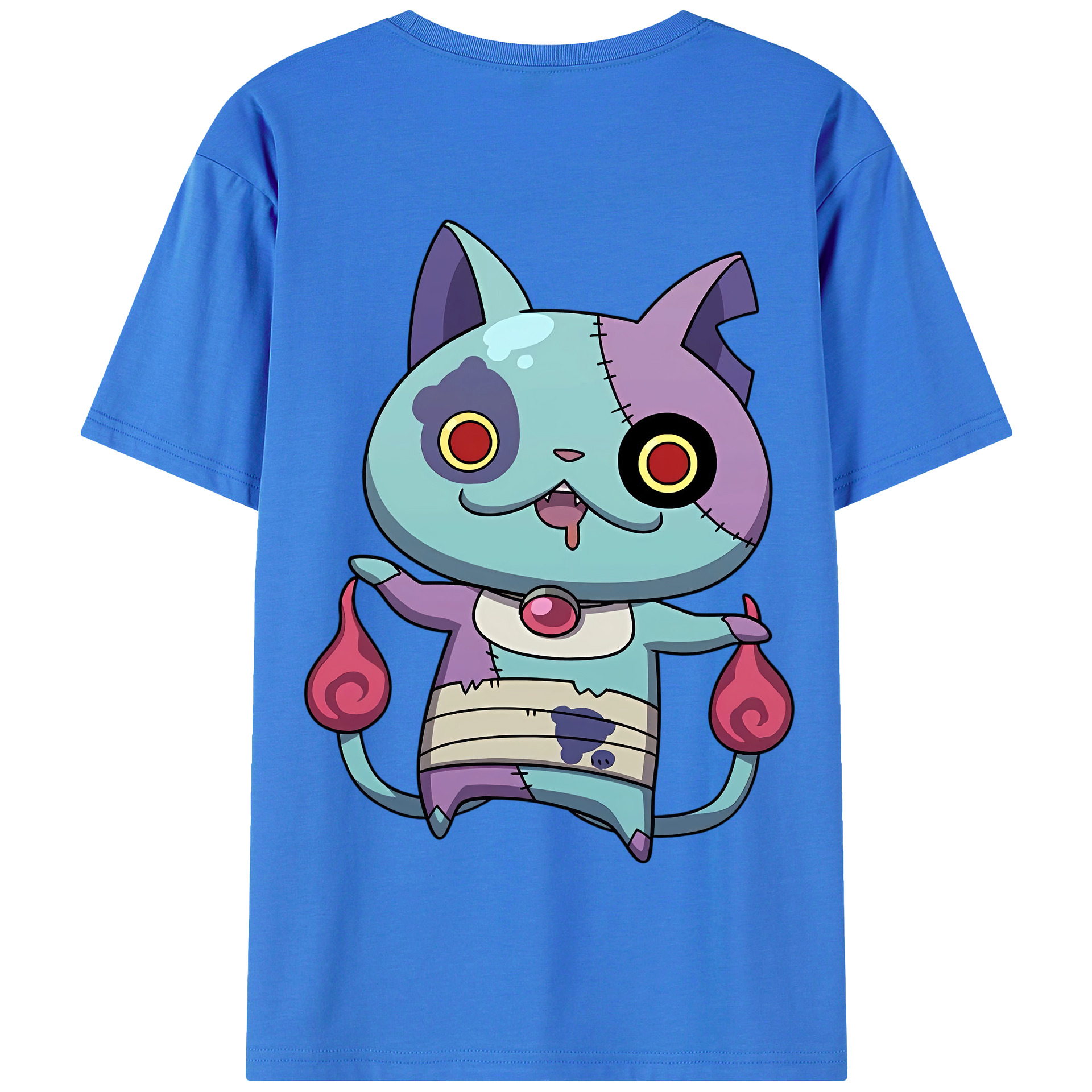 （画像用） 妖怪ウォッチ Yo-kai Watch 綿100％半袖Tシャツ（背面プリント）