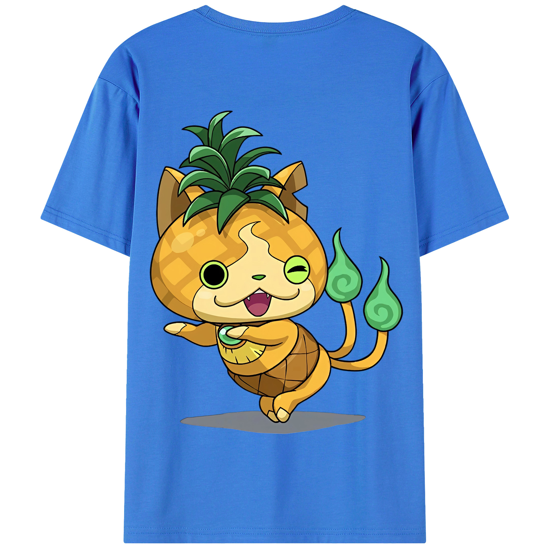（画像用） 妖怪ウォッチ Yo-kai Watch 綿100％半袖Tシャツ（背面プリント）