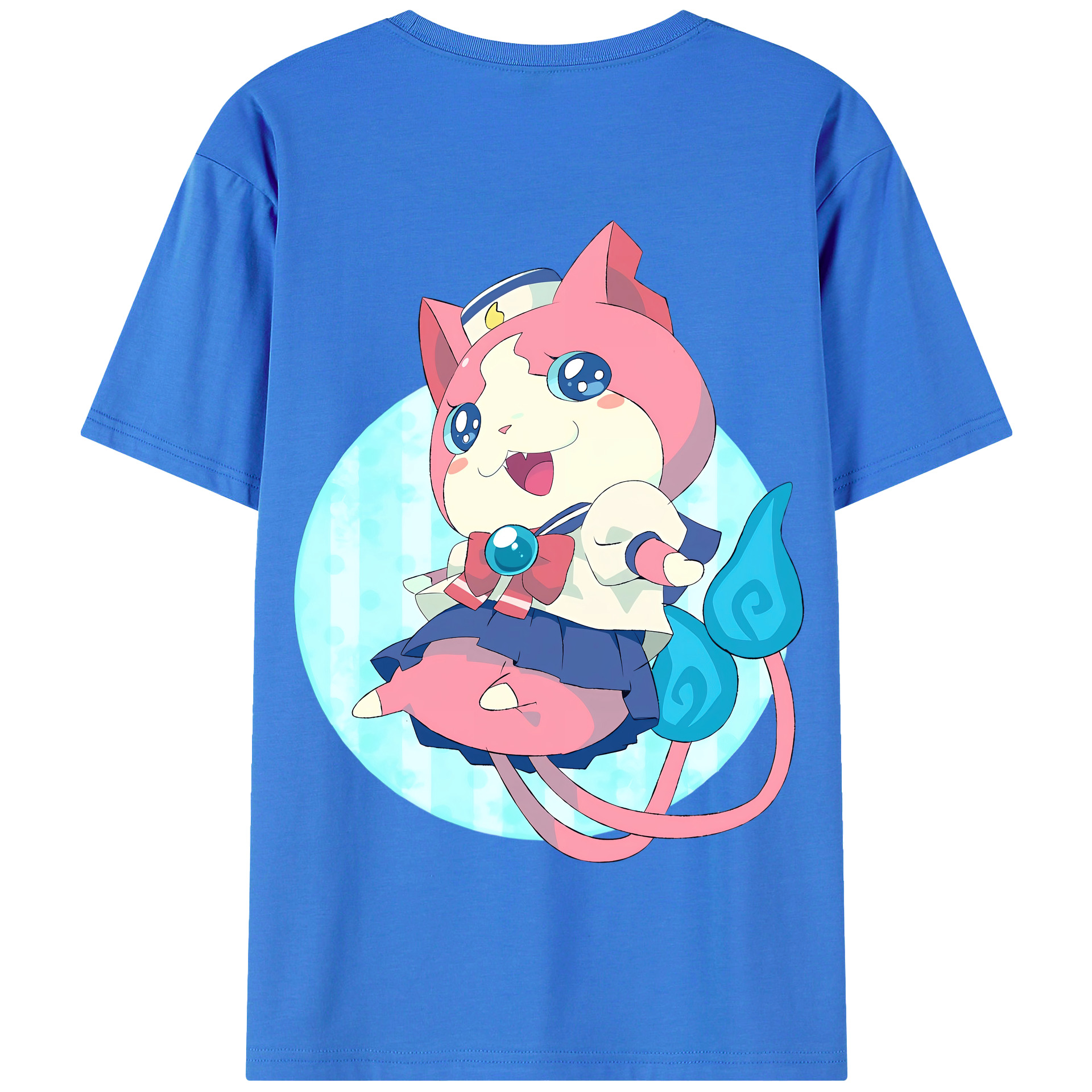 （画像用） 妖怪ウォッチ Yo-kai Watch 綿100％半袖Tシャツ（背面プリント）