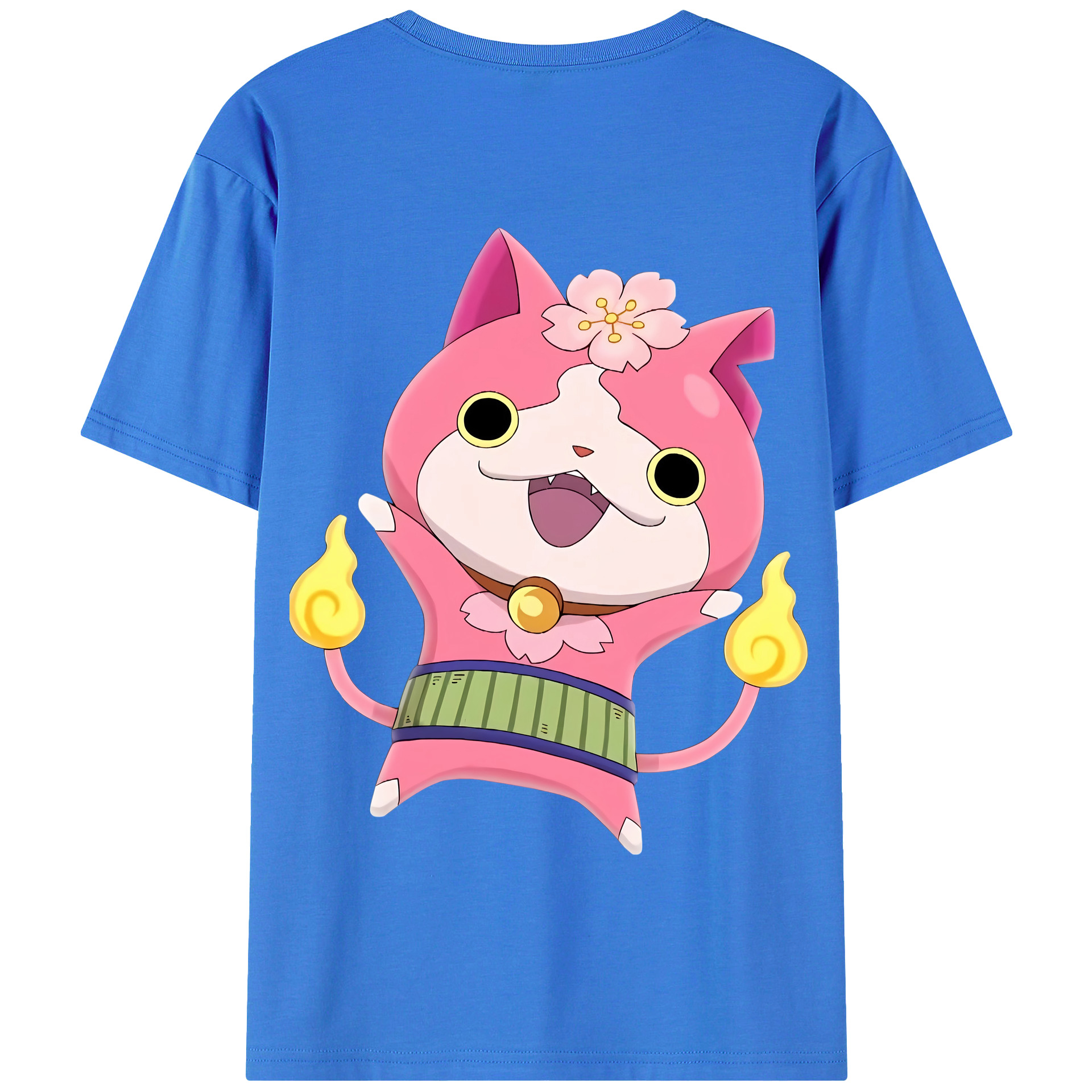 （画像用） 妖怪ウォッチ Yo-kai Watch 綿100％半袖Tシャツ（背面プリント）