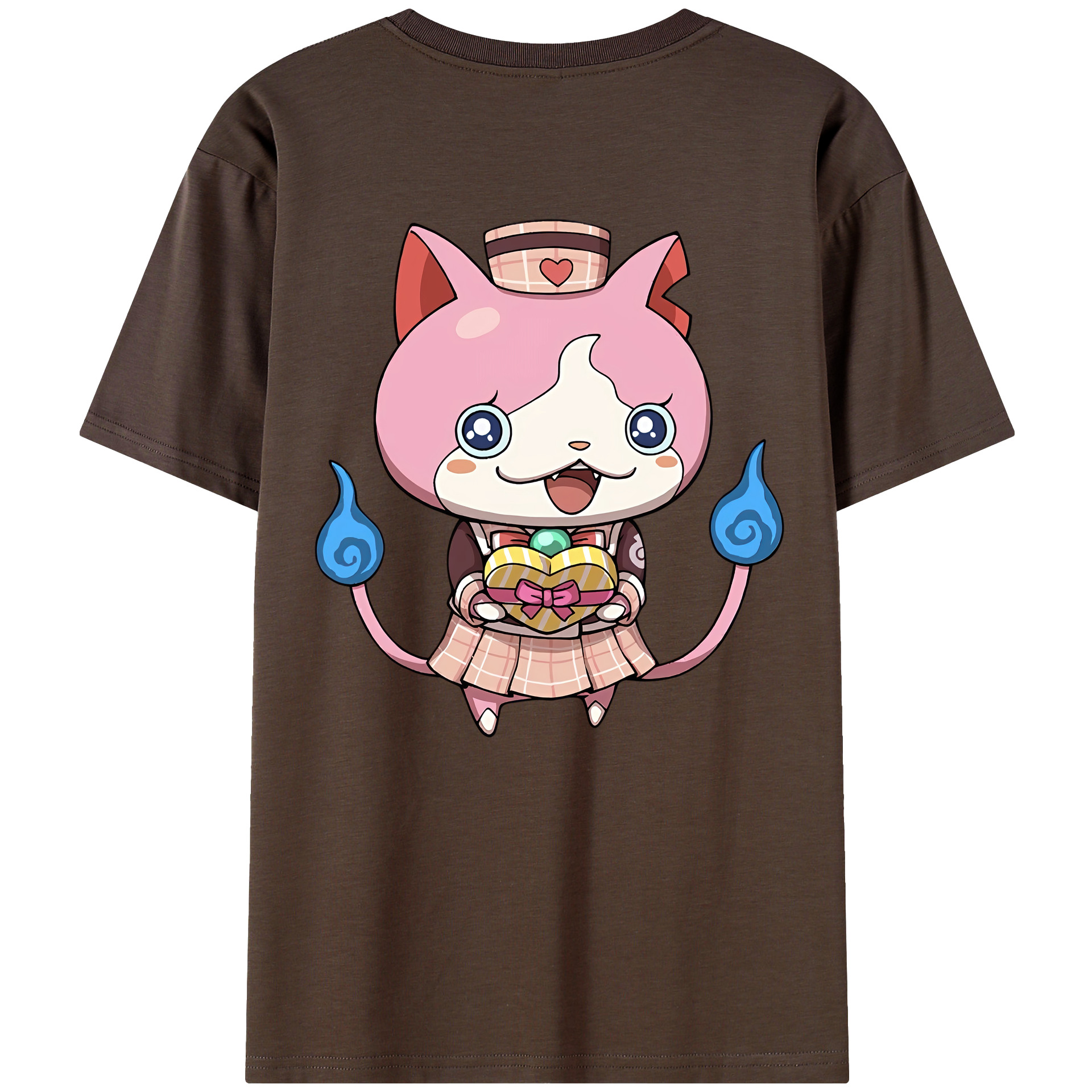（画像用） 妖怪ウォッチ Yo-kai Watch 綿100％半袖Tシャツ（背面プリント）